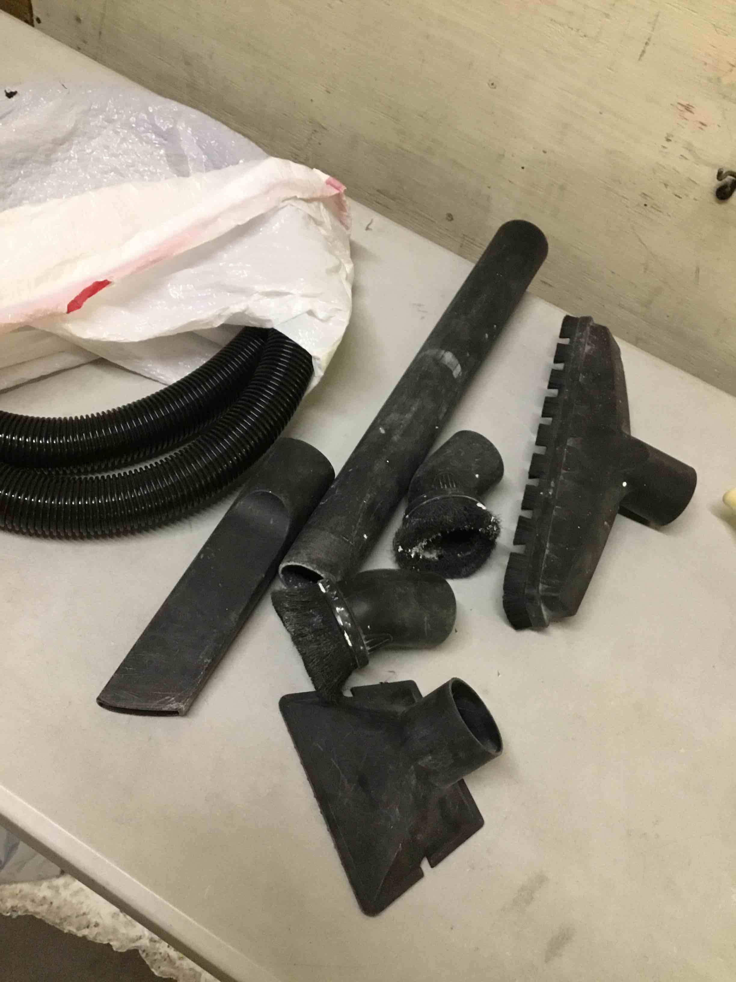 Condition photo showing As Is for attachment for vacuum accessories 
