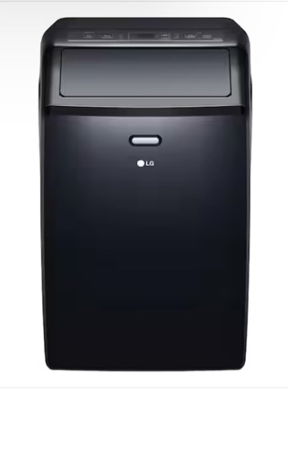 lg 10000 btu (doe) / (13500 ashrae) portable air conditioners cools 450 sqft easy install & wifi app remote eco-friendly, quiet medium & large room air conditioner ac unit home black lp1023bssm