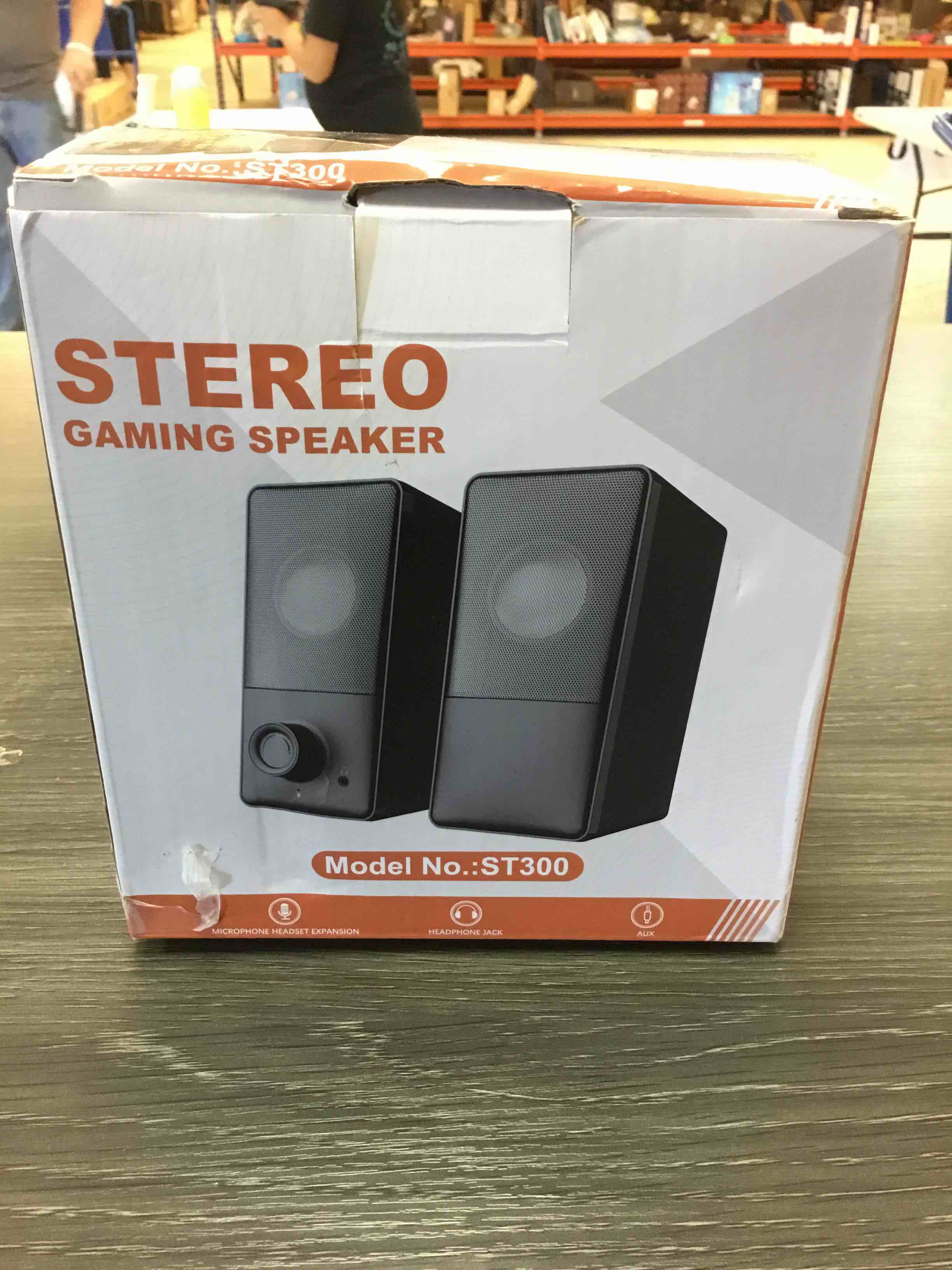 Condition photo showing Good Condition for kstime computer speakers with bluetooth 5.4, 14w bass reflex stereo pc speakers with 15° tilted design, usb powered & aux inputs, built-in mic & headphone jack for desktop, laptop, and phones black