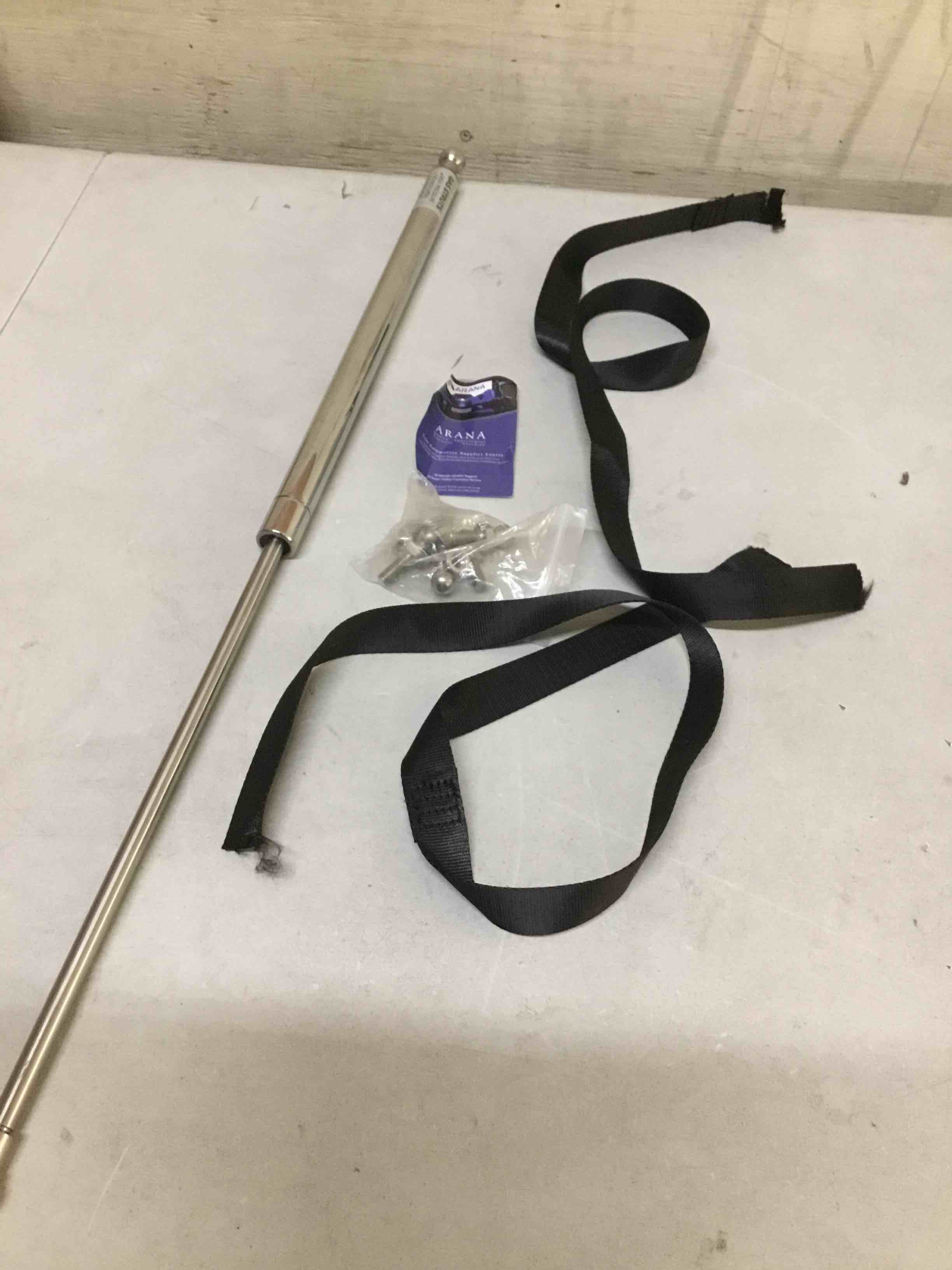 Condition photo showing As Is for ( incomplete) arana 304 stainless steel gas struts 28 inch 200lb, marine lift support shocks spring for heavy duty trap door truck sled tonneau cover trailer cap, 2pcs(fit for 13mm ball socket) 28"200 lb stainless steel