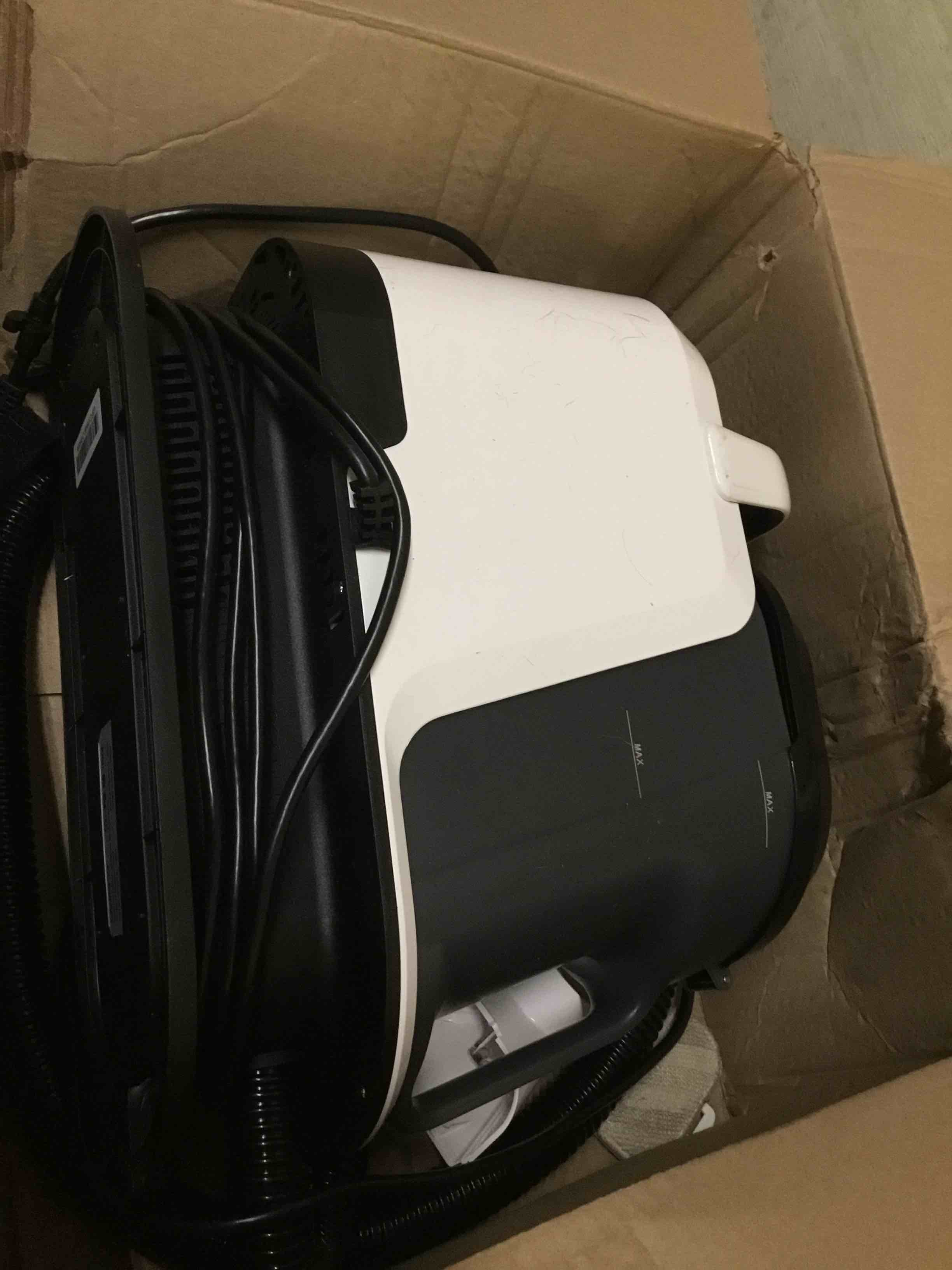 Condition photo showing As Is for uwant portable carpet and upholstery for deep cleaner, 18kpa carpet cleaner machine for cars, pets with pet pro solution and self cleaning set of 1 for spot, rug, couch white-cappuccino