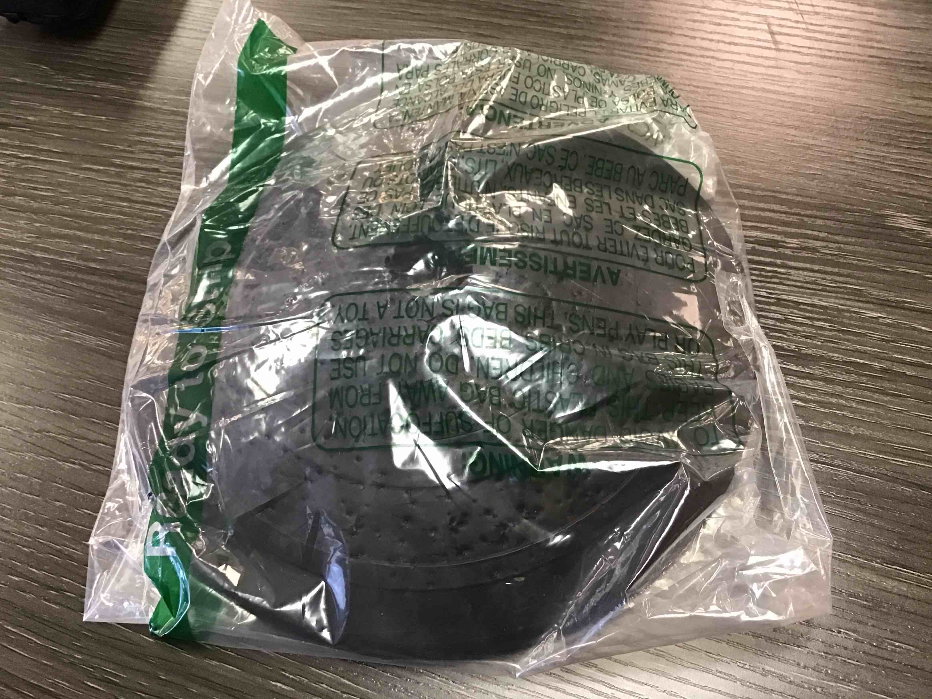 Condition photo showing As Is for monster k9 aero disc | for toughest chewers | vulcrontm natural rubber | made in usa | k-9 tested | durable flying dog toy for aggressive chewers | tug & fetch | med/large, 8.5"
