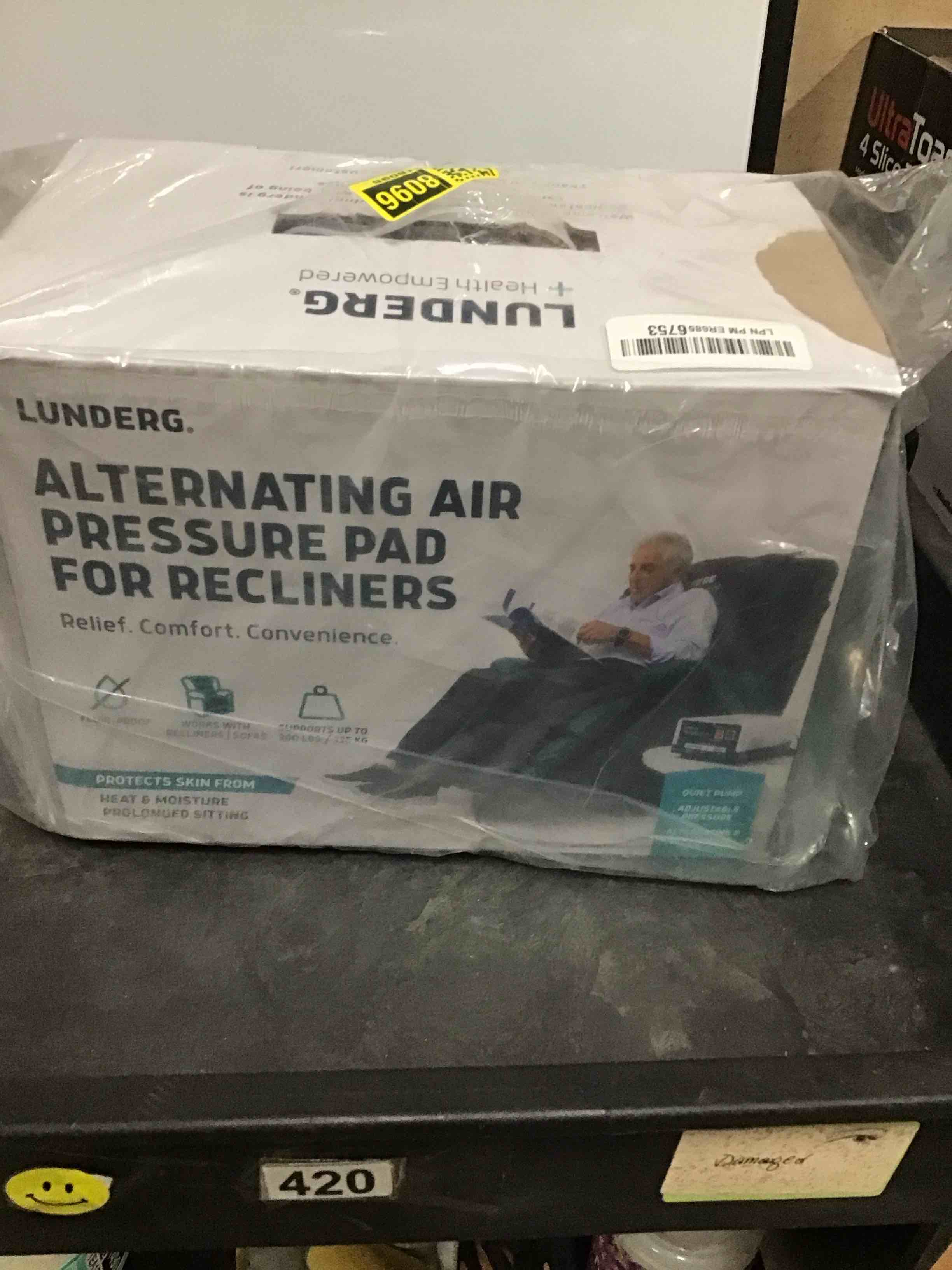 alternating air pressure pad for recliners