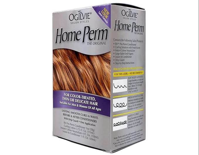 ogilvie home perm for color treated hair, the original 