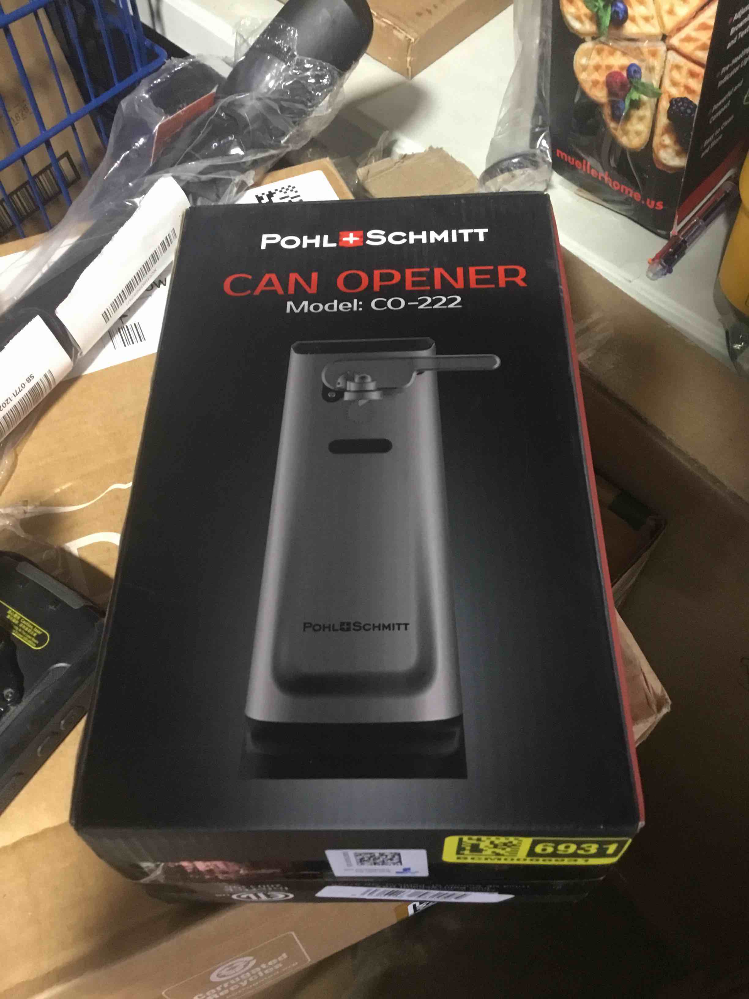 Condition photo showing Good Condition for POHL SCHMITT Electric Can Opener with Knife Sharpener and Bottle Opener