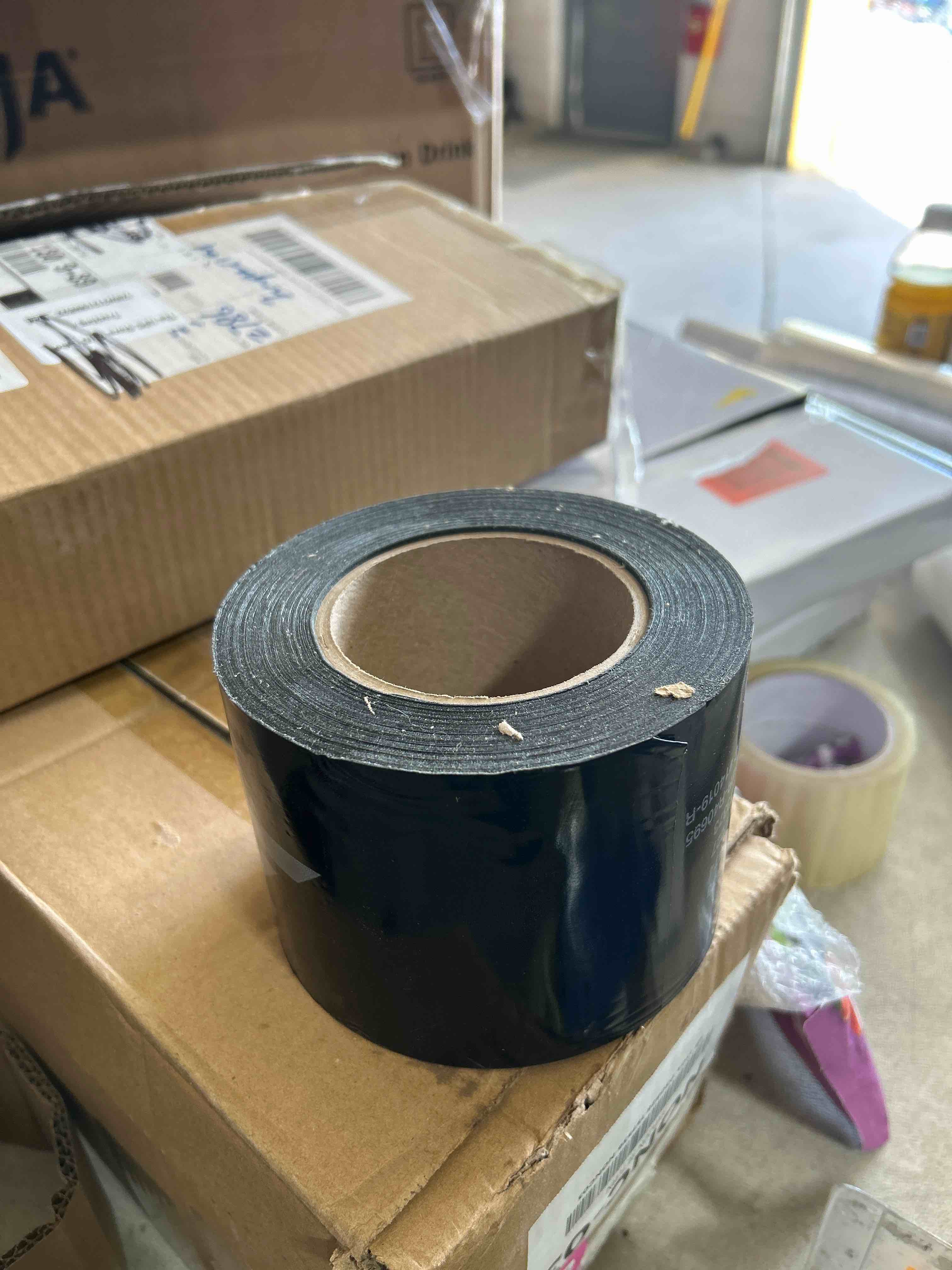 Condition photo showing New/Like New for zip system huber flashing tape | 3.75 inches x 90 feet | self-adhesive flashing for doors-windows rough openings (3.75" x 90') 3.75" x 90' (1 roll )