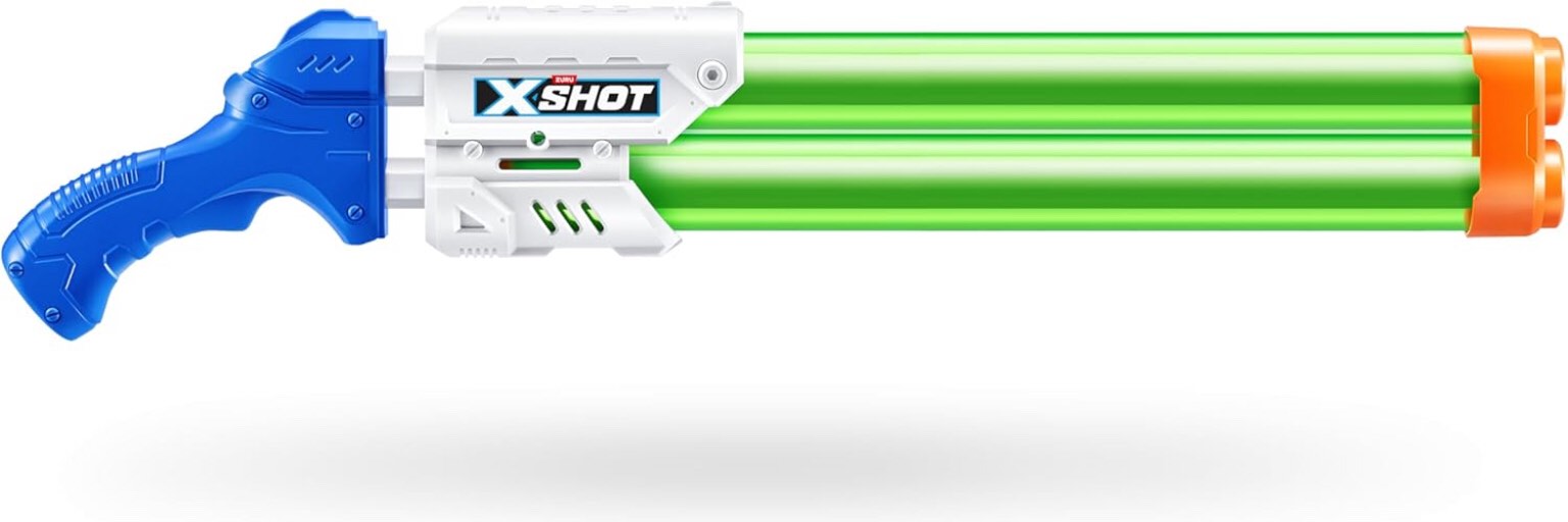 xshot large dual stream water blaster 2 pack by zuru dual play water toy, dual stream blaster, big water toy for children, teen and adults