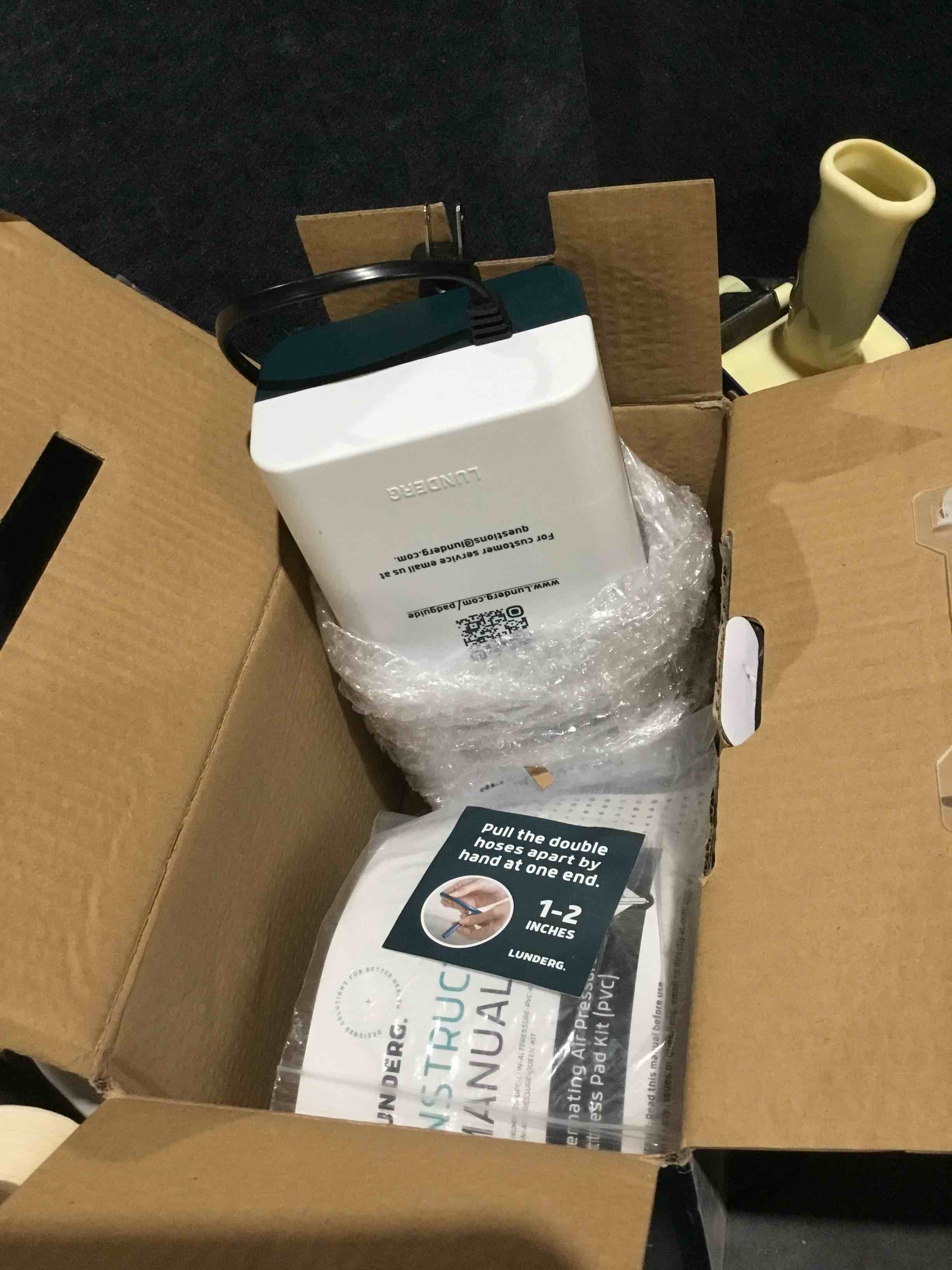 Condition photo showing Good Condition for lunderg alternating air pressure mattress pad with static mode - comfortable bed sore prevention - includes waterproof mattress topper for hospital bed or home & quiet pump - doctors recommended