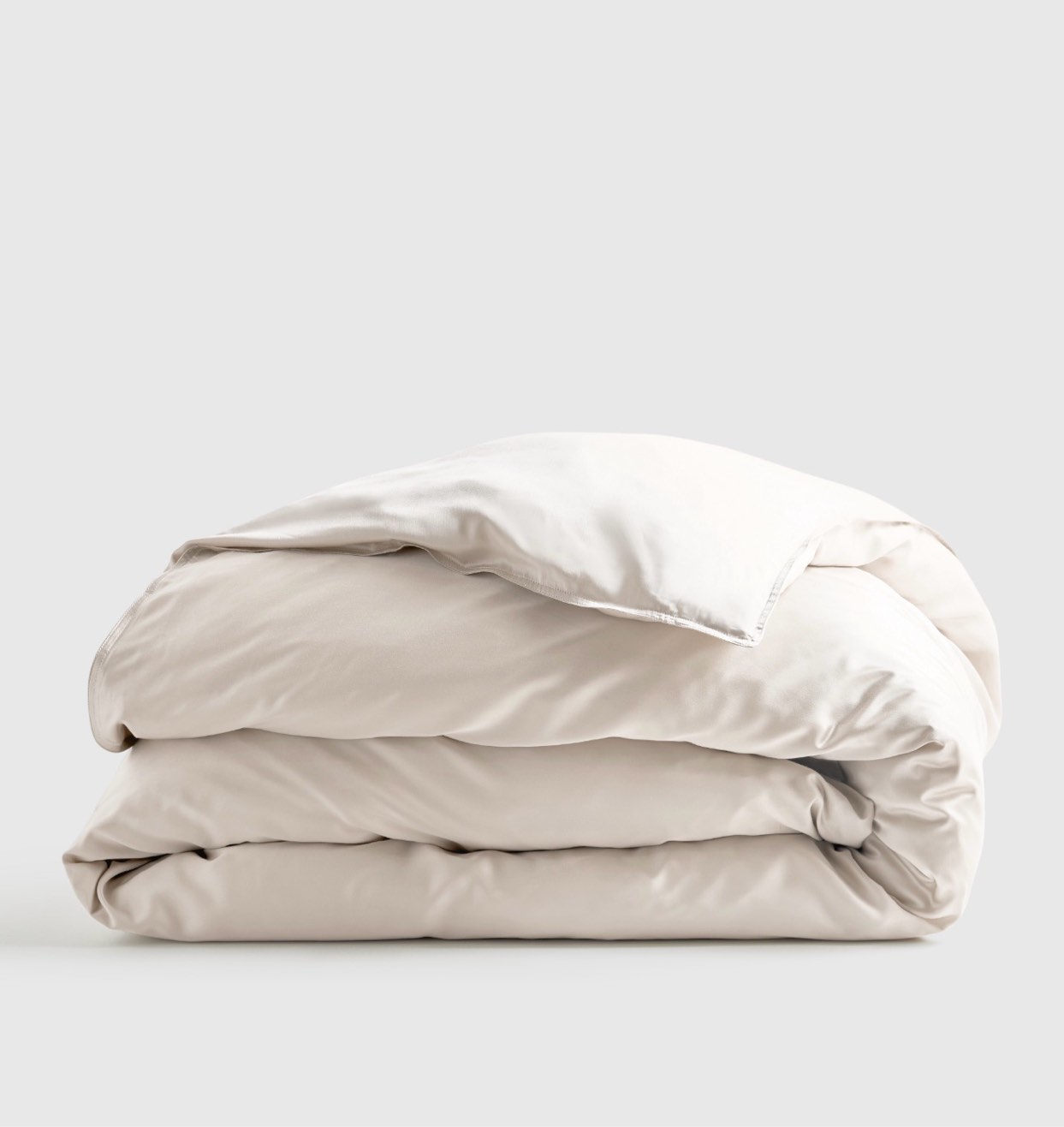 bamboo duvet cover, king/cal king, sand