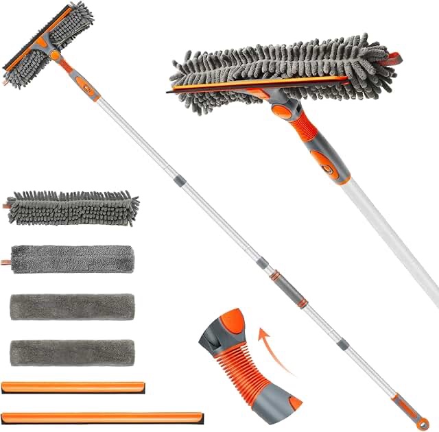 Eazier 2 in 1 Squeegee Window Cleaner