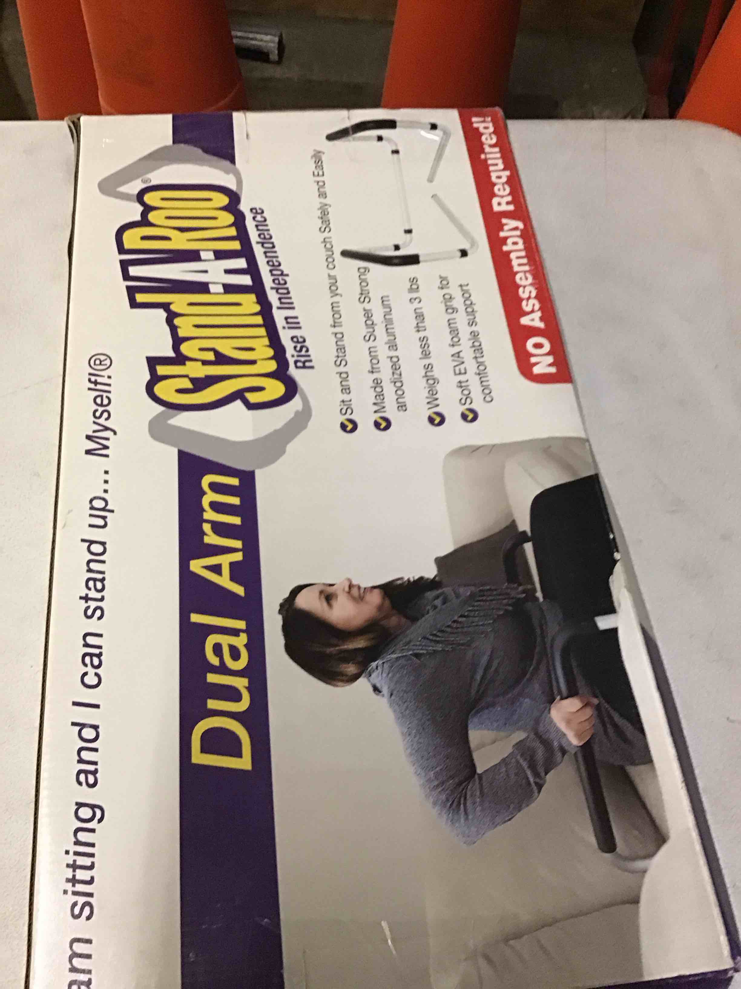 Condition photo showing Good Condition for Stand A Roo - Double Arm Couch Cane Rail Accessory