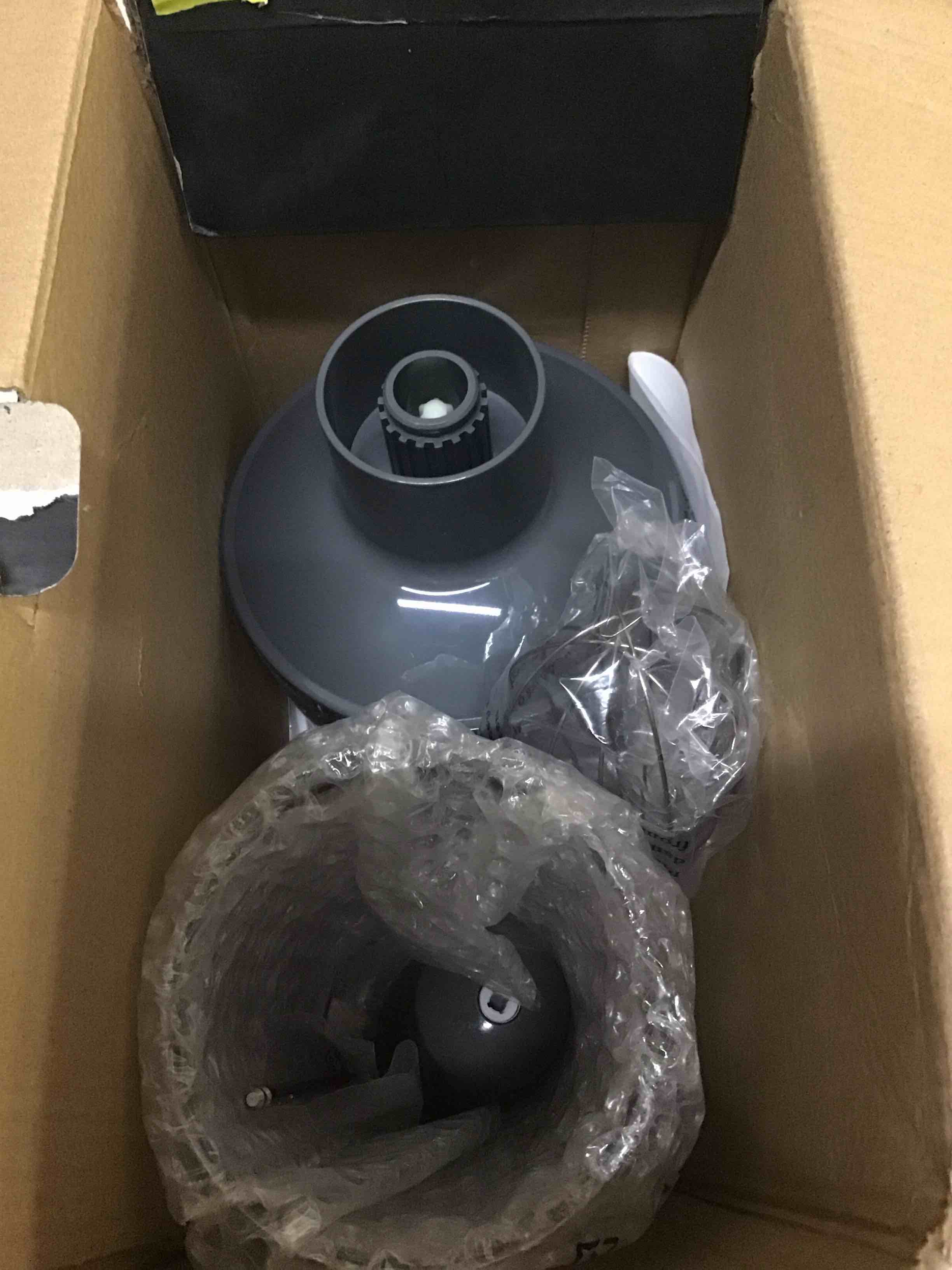 Condition photo showing As Is for Mueller Multistick 5-in-1 Immersion Blender Handheld, 12 Speed Hand Mixer - Turbo Boost, Heaviest Duty Copper Motor, Titanium Blades Hand Blender, Milk Frother Wand, Whisk, Beaker, Chopper, Grey  