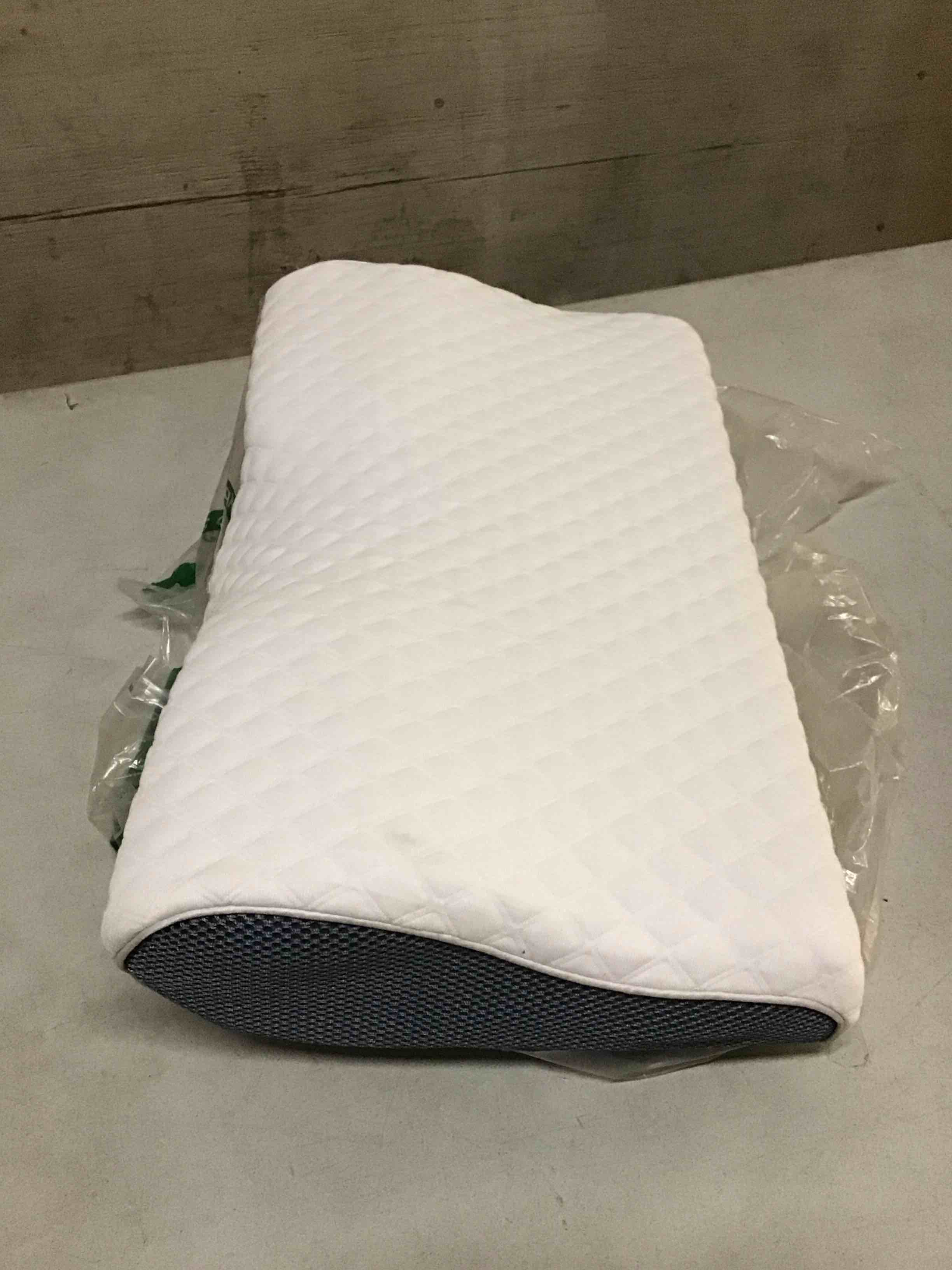 Condition photo showing As Is for Derila® | Cervical Memory Foam Bed Pillow Standard | Neck, Shoulder Pain Relief | Improves Sleeping