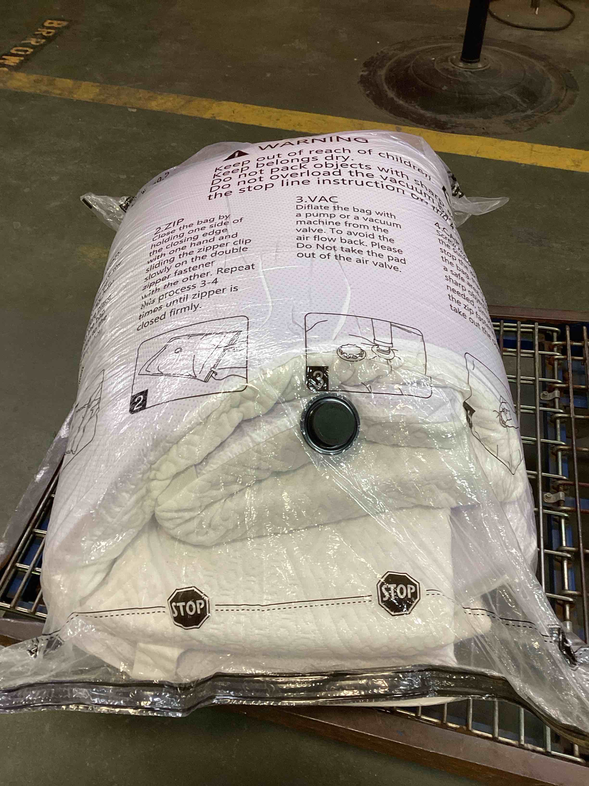 Condition photo showing As Is for 2 Inch (Unknown Size) Memory Foam Mattress Topper