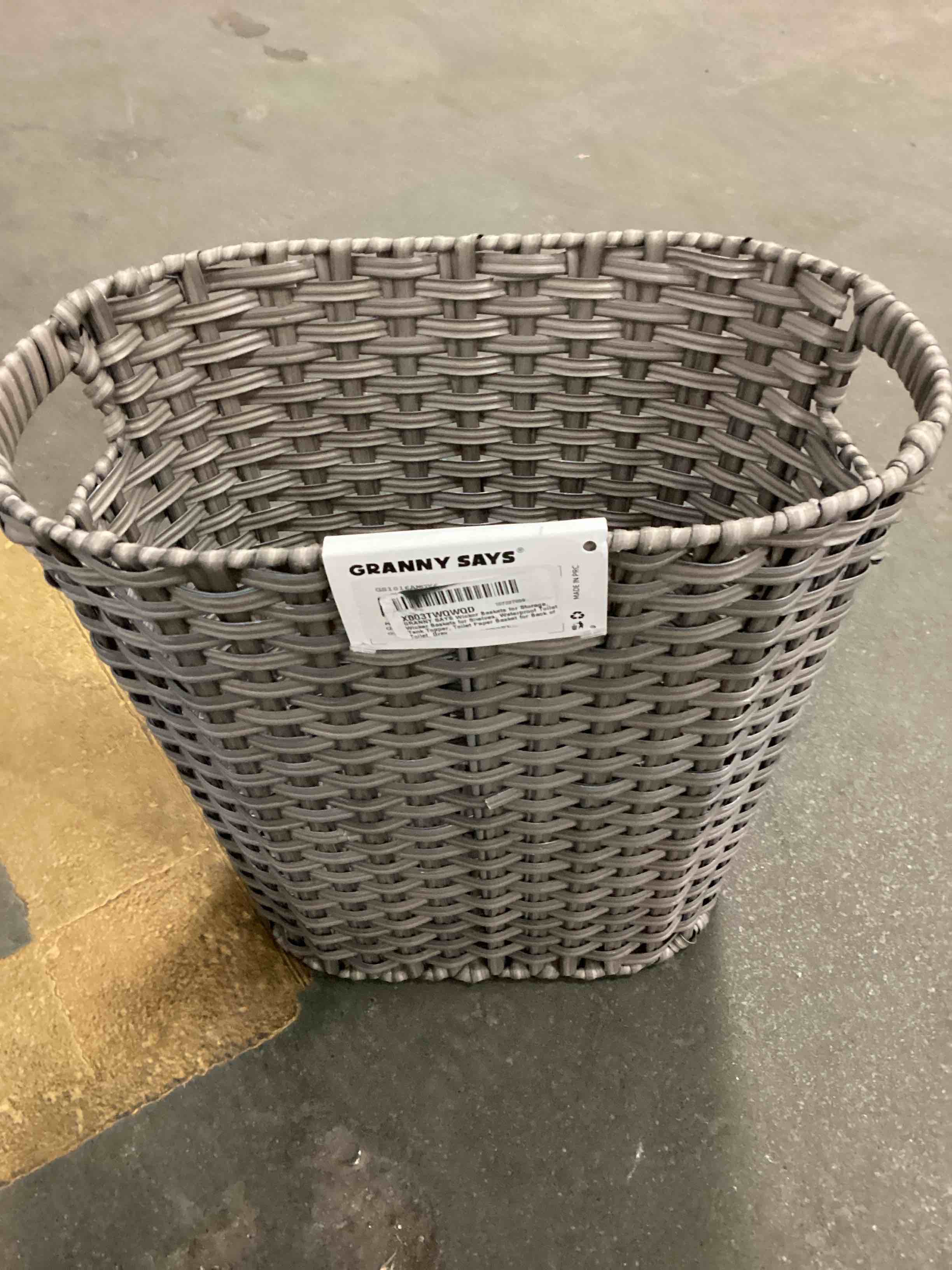 Condition photo showing Good Condition for GRANNY SAYS Wicker Wastebasket