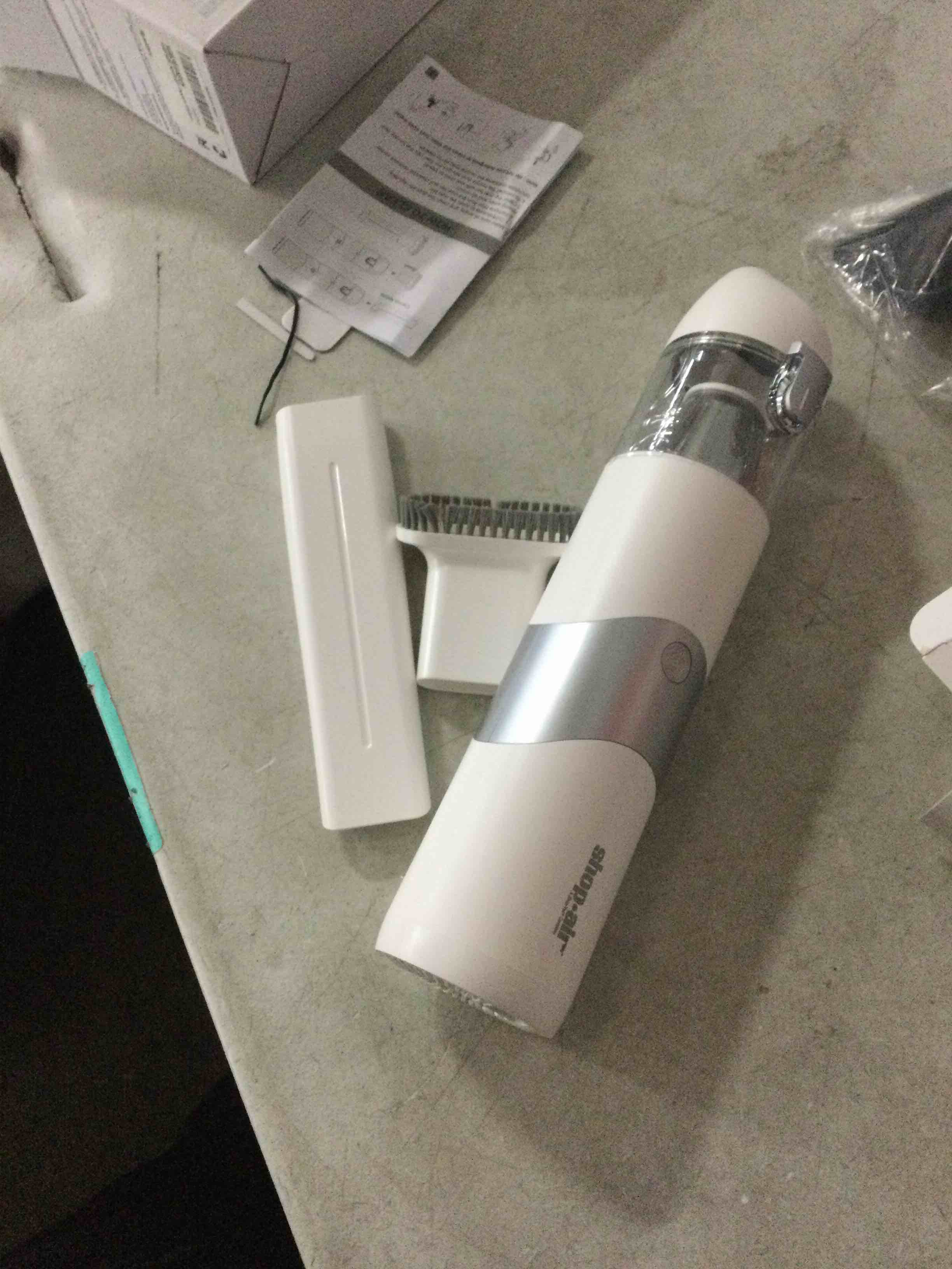 Condition photo showing Good Condition for SHOPÂ·AIR Cordless Handheld Vacuum Cleaner, 5500Pa 65W Powerful Suction, Mini Vacuum with Attachments, Rechargeable 2500mAH Li-ion Battery, for Home, Office and Car