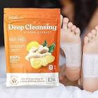 Deep Cleansing Foot Pads, Ginger