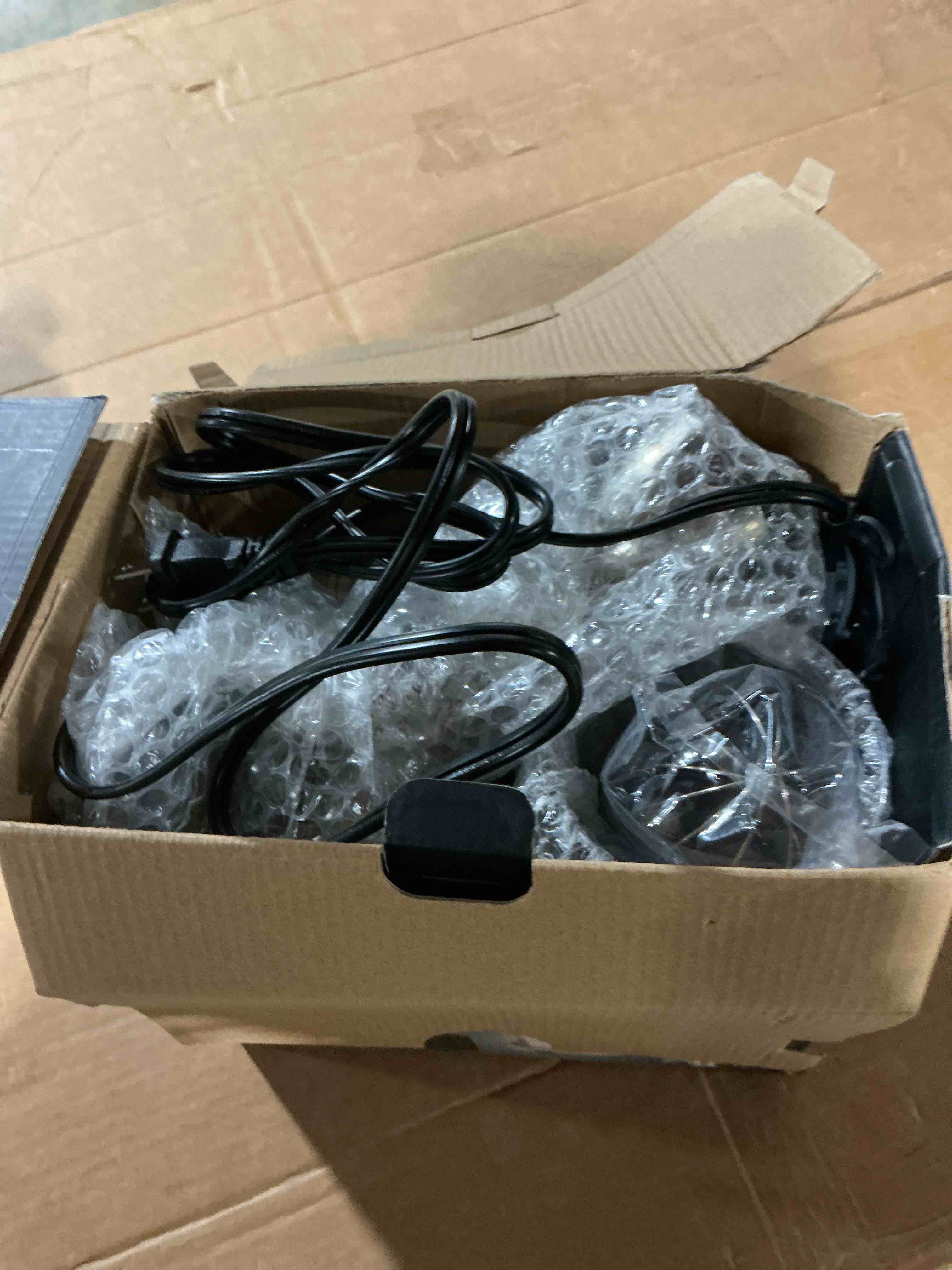 Condition photo showing As Is for mueller multistick 5-in-1 immersion blender handheld,12 speed hand mixer-turbo boost,heaviest duty copper motor,titanium reinforced blades hand blender,milk frother wand,whisk,beaker,chopper,grey