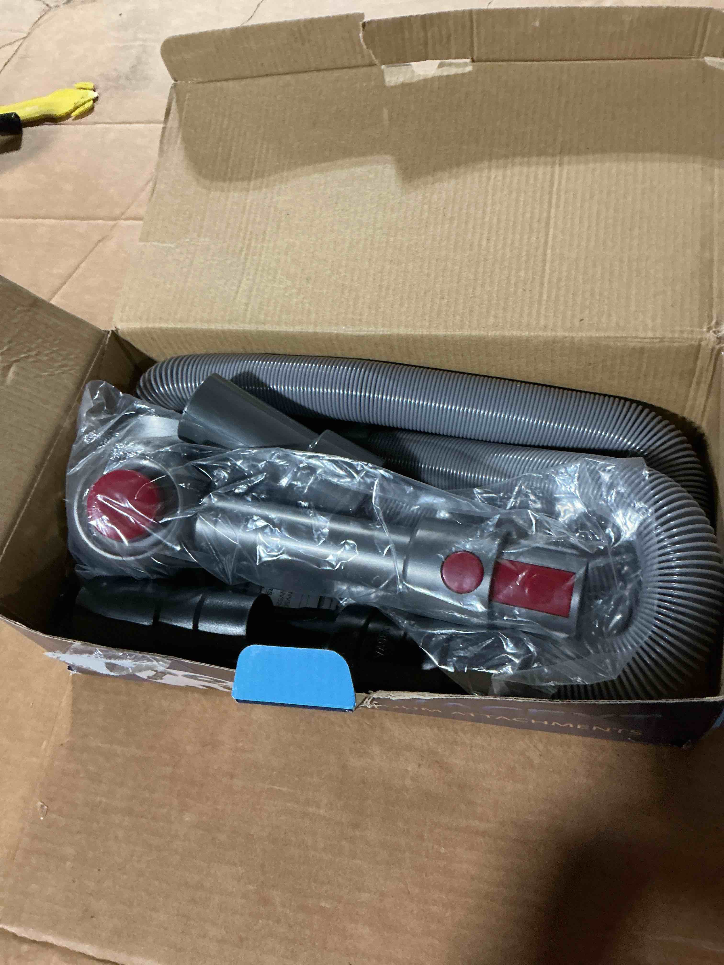 Condition photo showing As Is for pet hair grooming brush vacuum attachment for dogs, cats with vacuum extension hose up to 3.5m – compatible with miele, shark rocket hv322, hv301, hv371, rotator nv501, navigator nv350 series & more