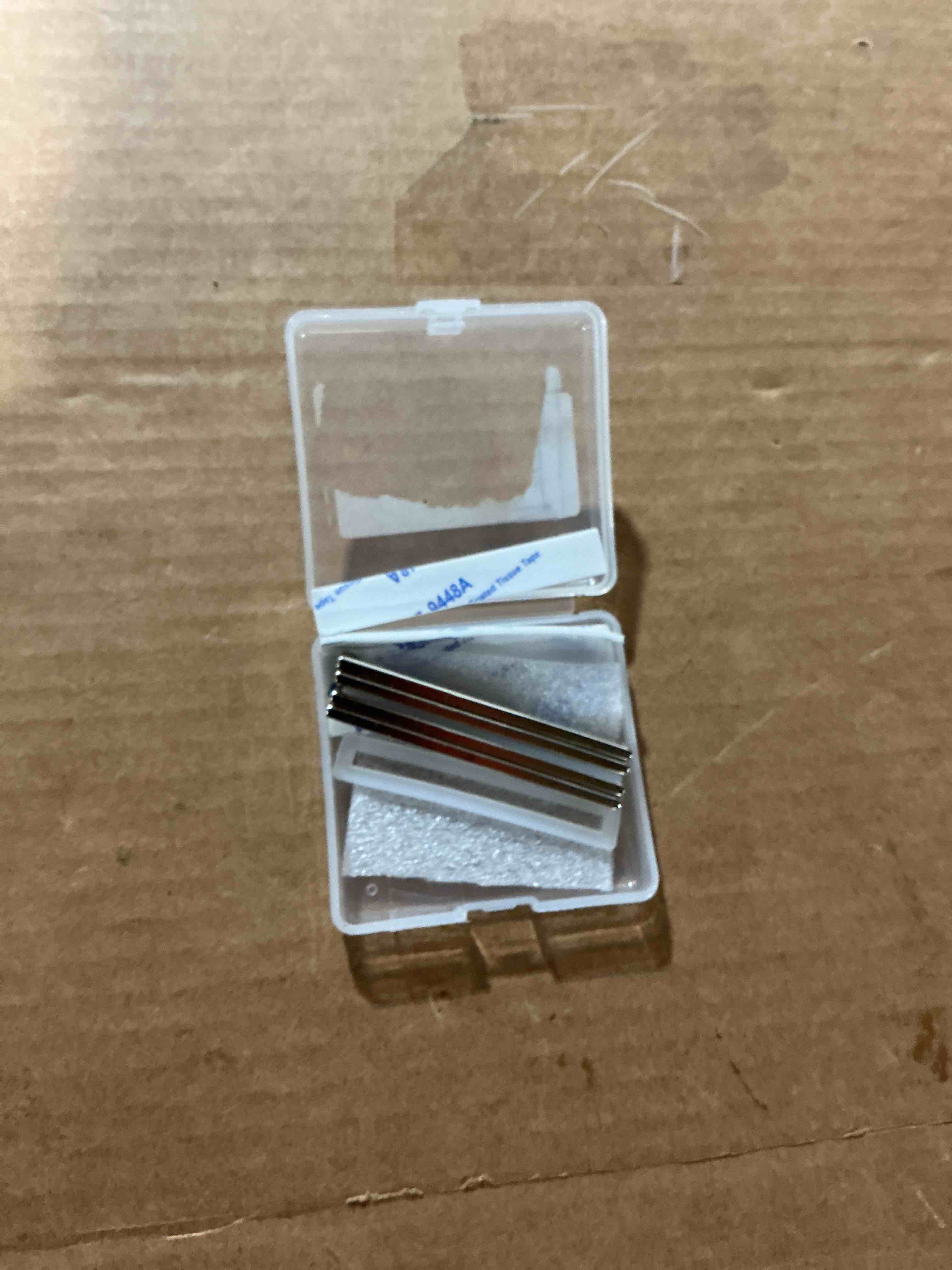 Condition photo showing Good Condition for findmag 4 pack magnets bar, rare earth magnet heavy duty, strong neodymium bar magnets with double-sided adhesive - 60 x 10 x 3mm silver 60x10x3 -4p