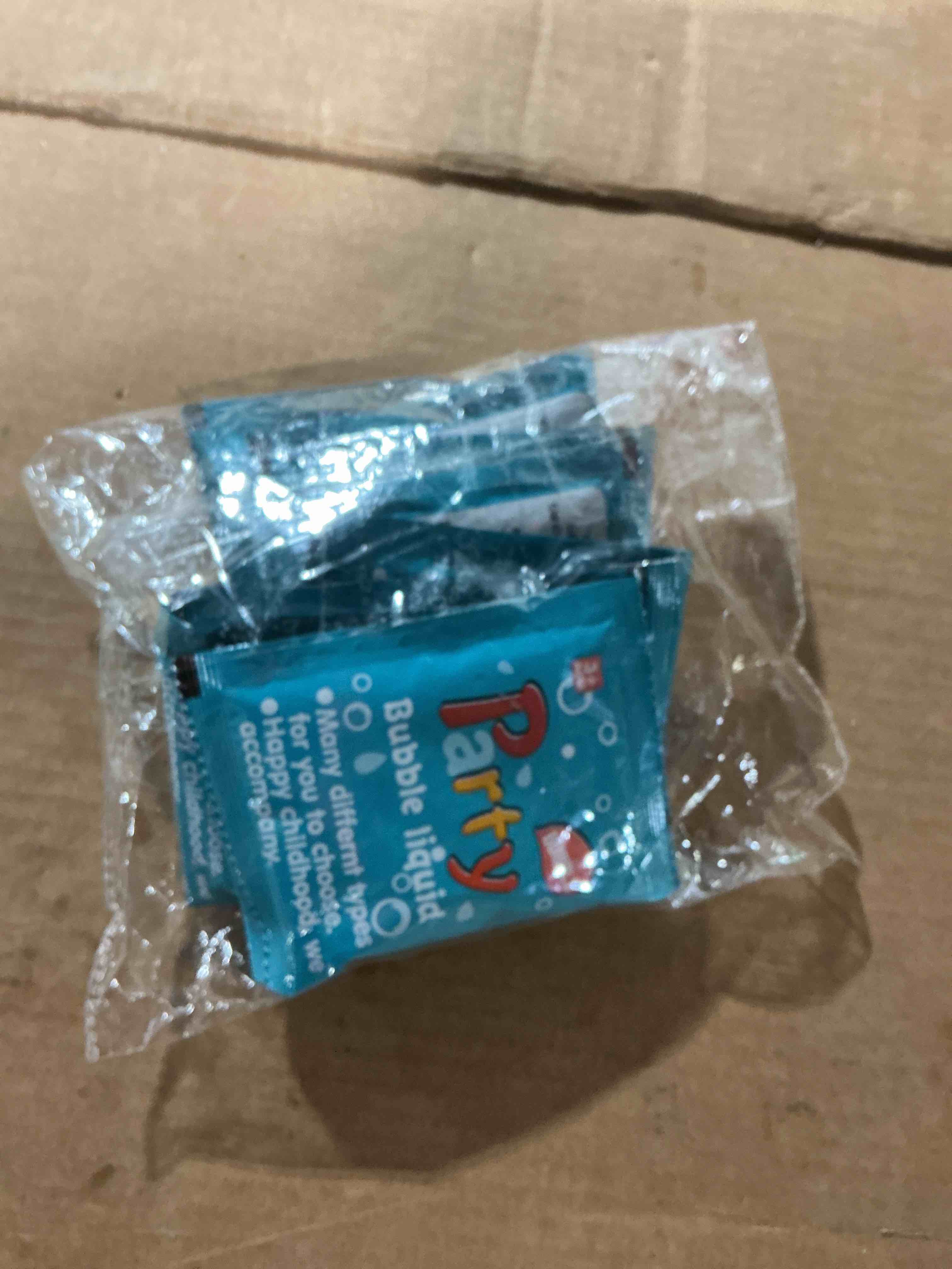 Condition photo showing Good Condition for bubble solution concentrate packets | 10 pack of 10ml bubble machine refill liquid - convenient kids toys, safe favor, portable water soapbar liquid for boys and girls