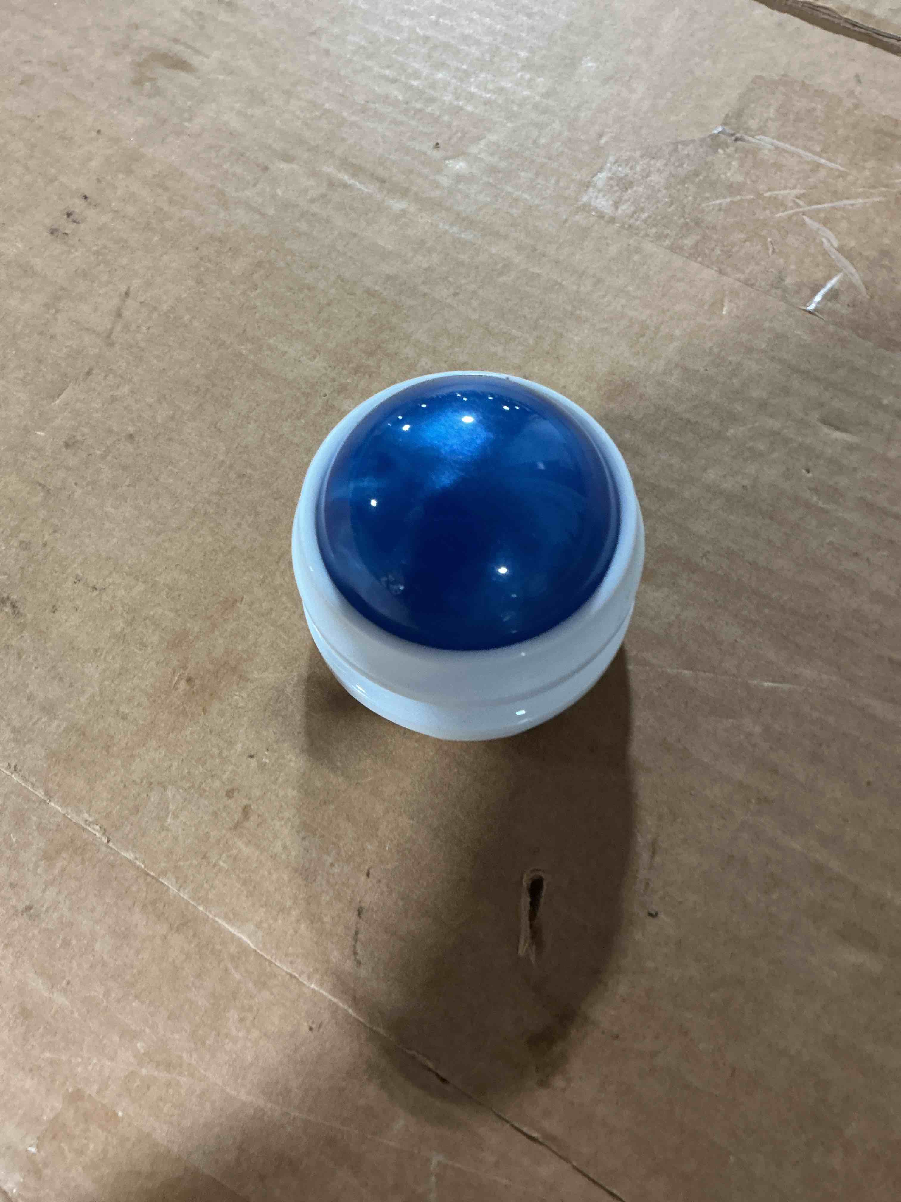 Condition photo showing Good Condition for manual massage roller ball body massage tool stress ease polypropylene artificial resin white blue