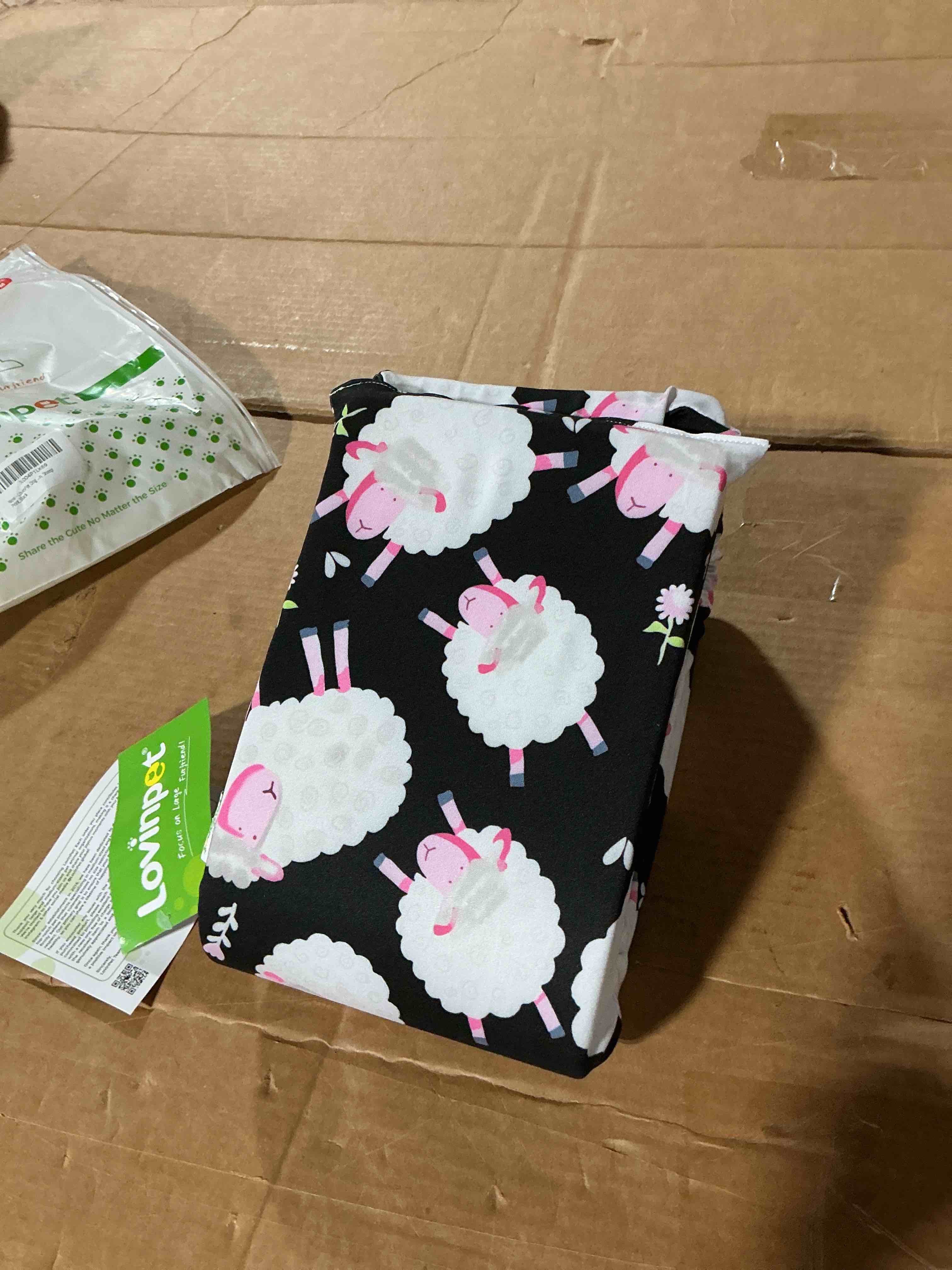 Condition photo showing Good Condition for lovinpet dog recovery collar, adjustable soft cone for medium & large dogs, post-surgery comfort, sheep pink flowers. different stock model ( see additional photos)