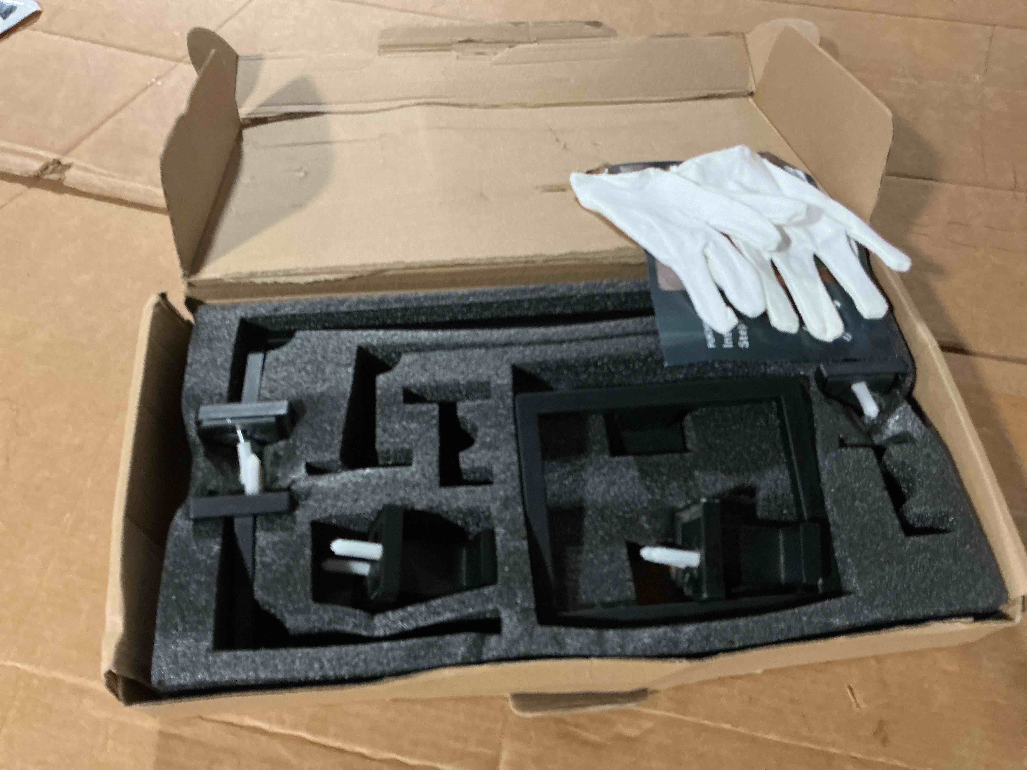 Condition photo showing As Is for 5-pieces matte black bathroom hardware accessories set, sus304 stainless steel bath towel bar set, towel racks for bathroom wall mounted. matte black 5 pieces
