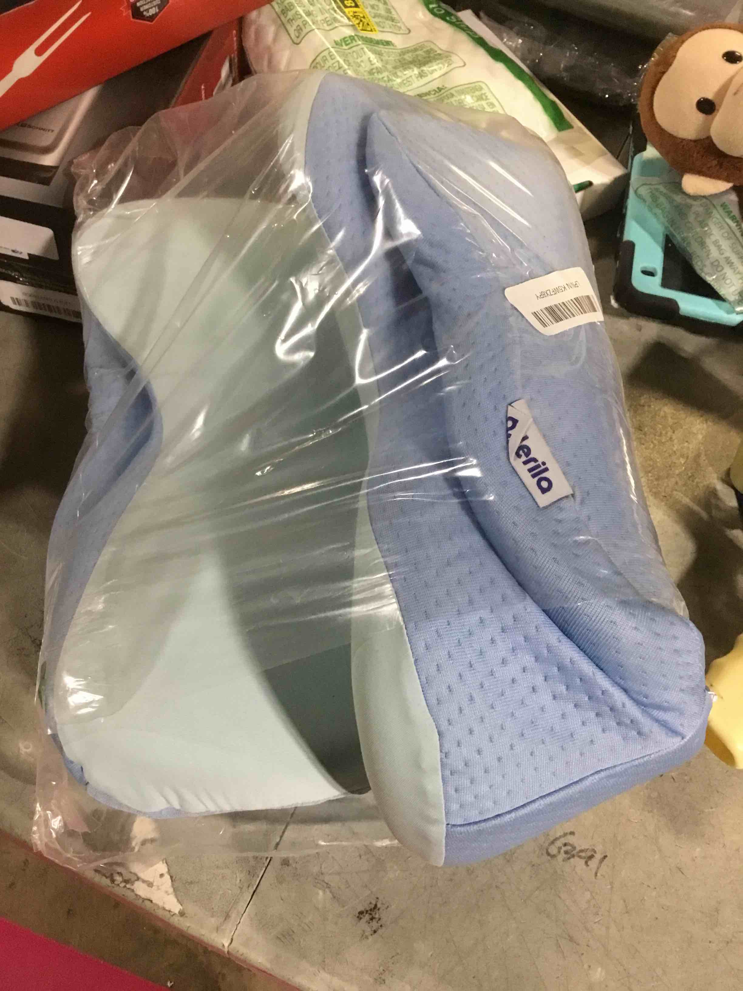 Condition photo showing Good Condition for Derila Ergo Cervical Neck Pillow for Sleeping Pillow Contour Memory Foam Pillows for Back, Side Sleeper Pillows 21.25 x 14.17 x 4.72 inches