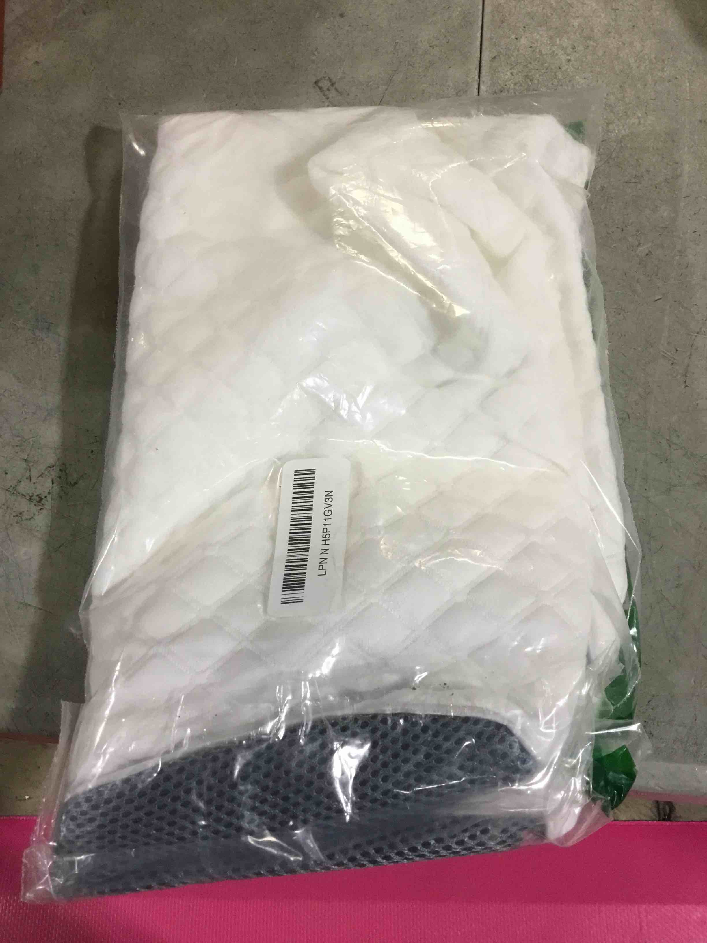Condition photo showing Good Condition for (ONLY COVER )Derila Cervical Neck Pillow for Sleeping - Support Pillow for Back, Stomach, Side Sleeper Contour Memory Foam Pillows for Shoulder Relief, for Women 19.7" x 11.8" x 3.9"