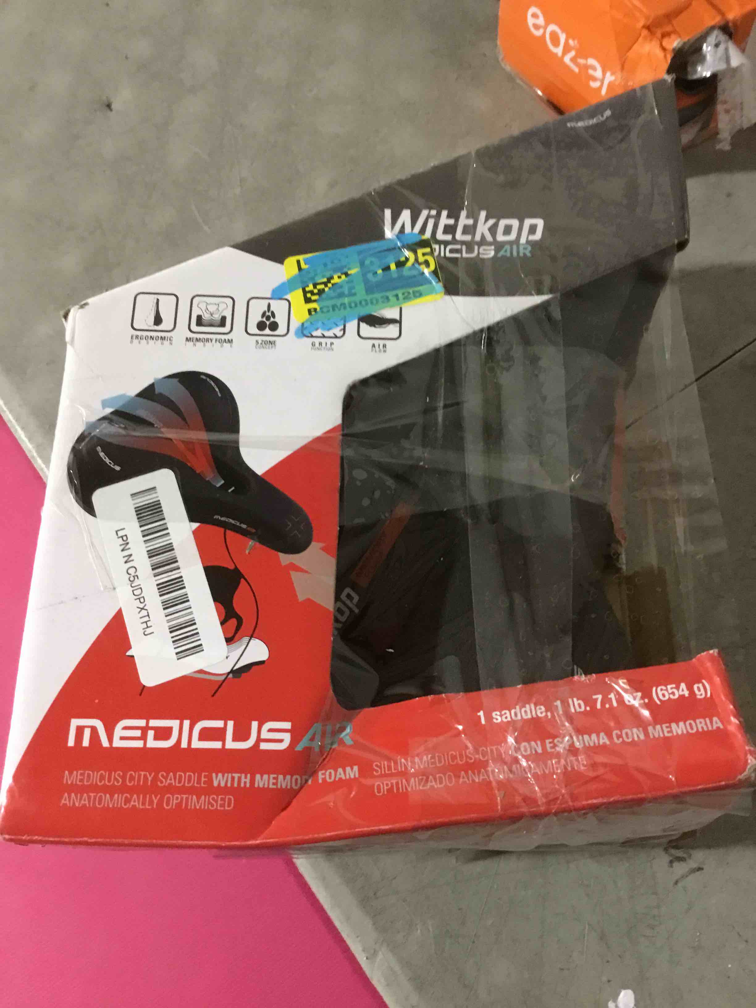 Condition photo showing Good Condition for Wittkop Bike Seat I Bicycle Seat for Men and Women, Waterproof Bike Saddle with Innovative 5-Zone-Concept I Exercise Bike Seat for BMX, MTB & Road City