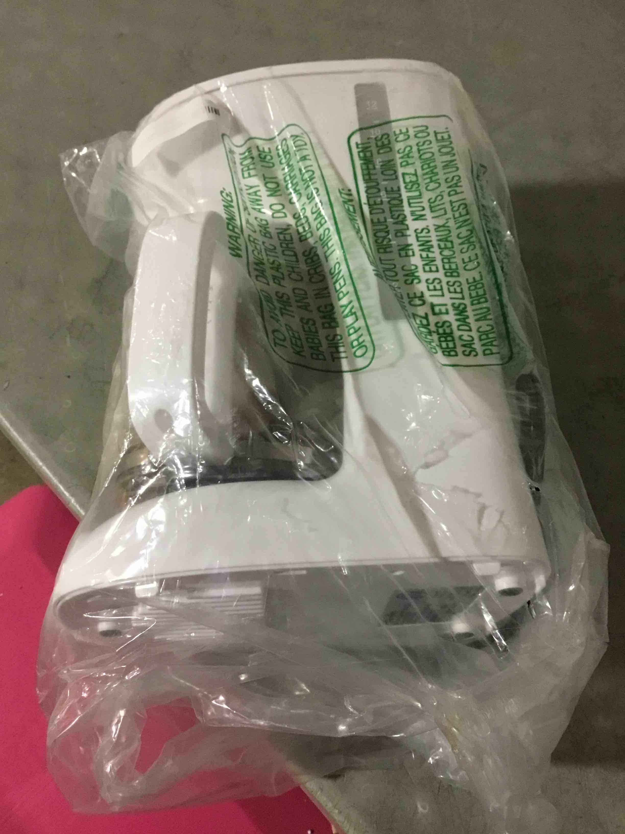 Condition photo showing As Is for MUELLER HOME 12-Cup White Coffee Maker - Borosilicate Carafe, Auto-Off, Reusable Filter, Anti-Drip, Keep-Warm Function, Clear Water Level Window, White Kitchen Accessories