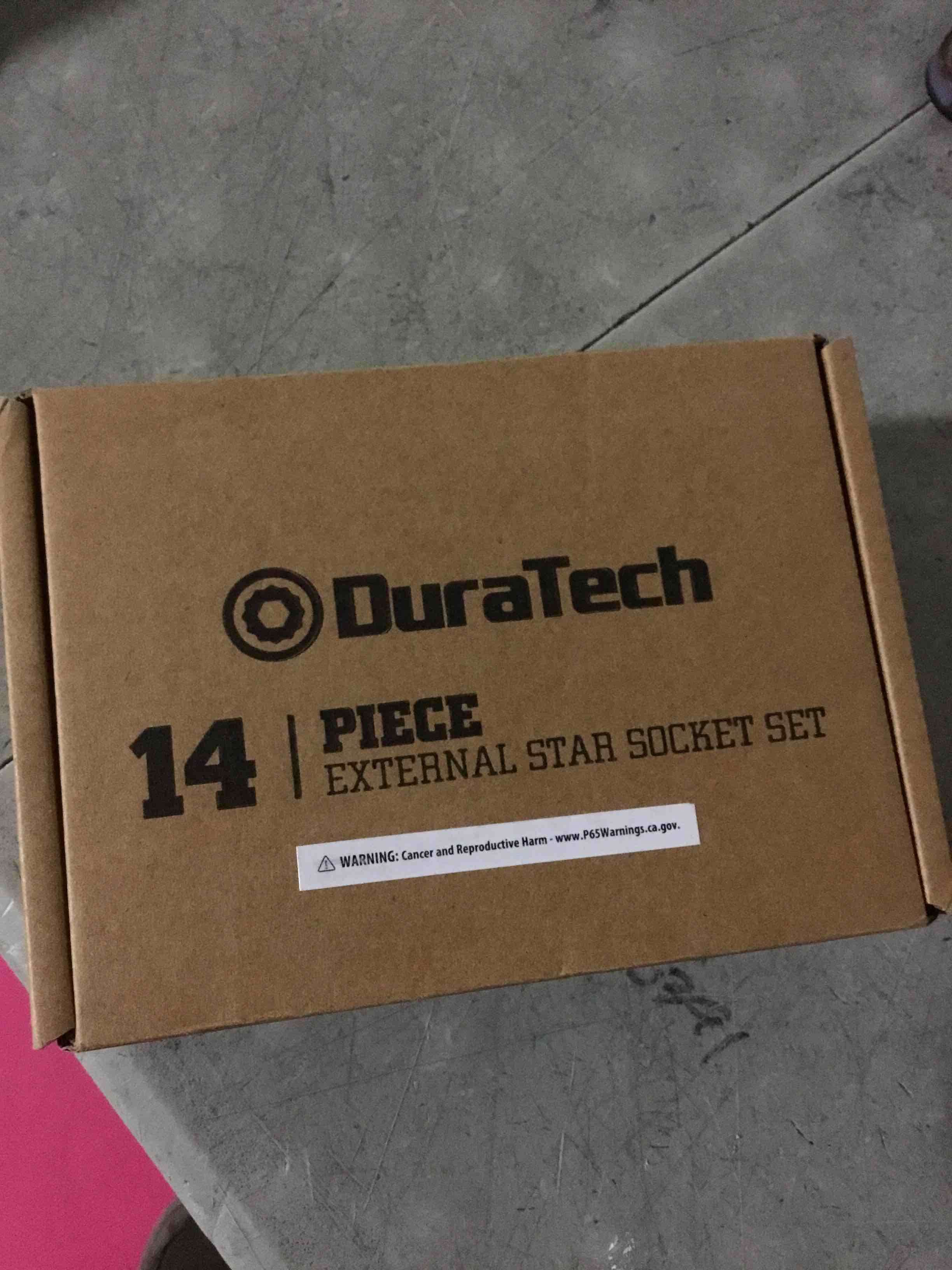 Condition photo showing Good Condition for DURATECH 14-Piece External Star Impact Socket Set with Storage Case, E4 to E24, 1/4”, 3/8”, 1/2” Drive Female E-Torx Torque Socket for Working with Impact Wrench, Cr-V Steel