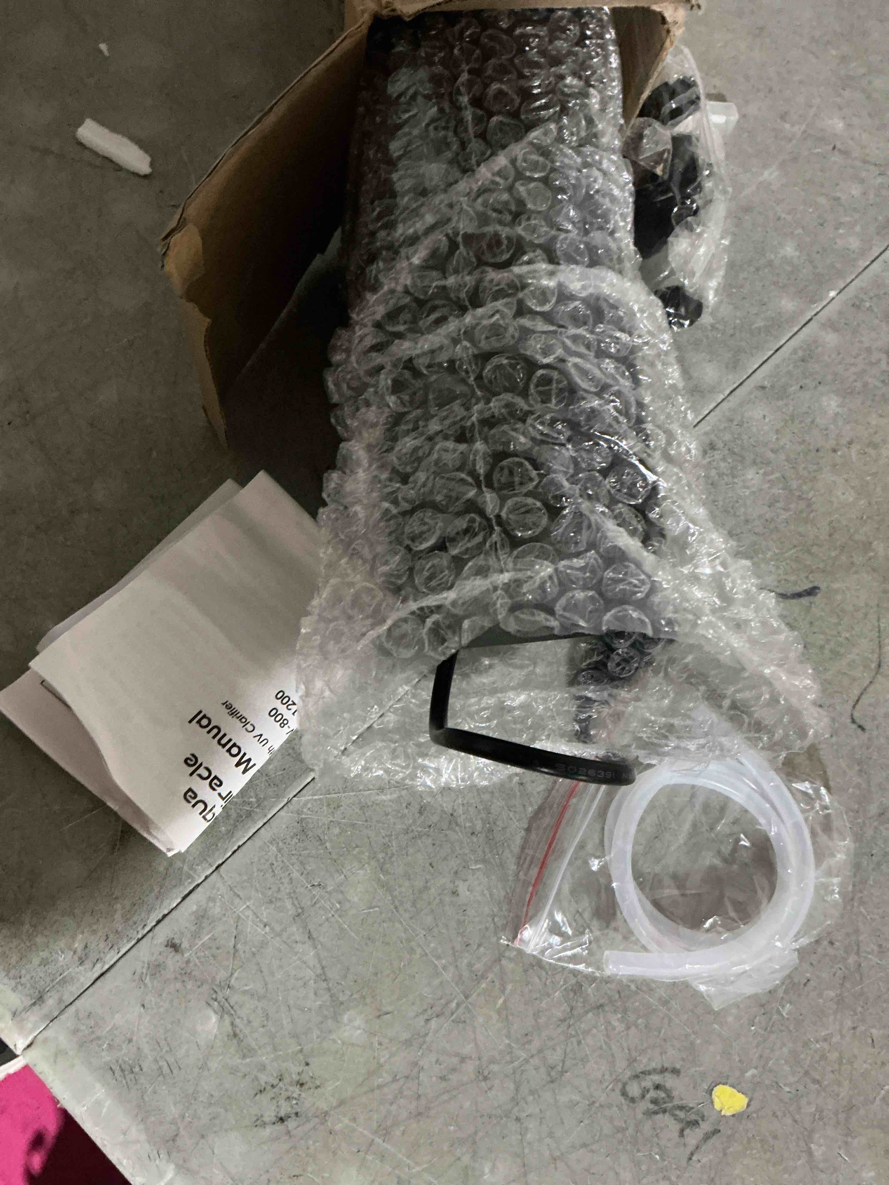 Condition photo showing Good Condition for aquamiracle aquarium filter with u - v light & filter sponge, fish tank filter with timer for green water, turtle filter with aeration & rainfall mode for aquarium 20-70 gallon for aquariums 20-70 gal(sv-800)