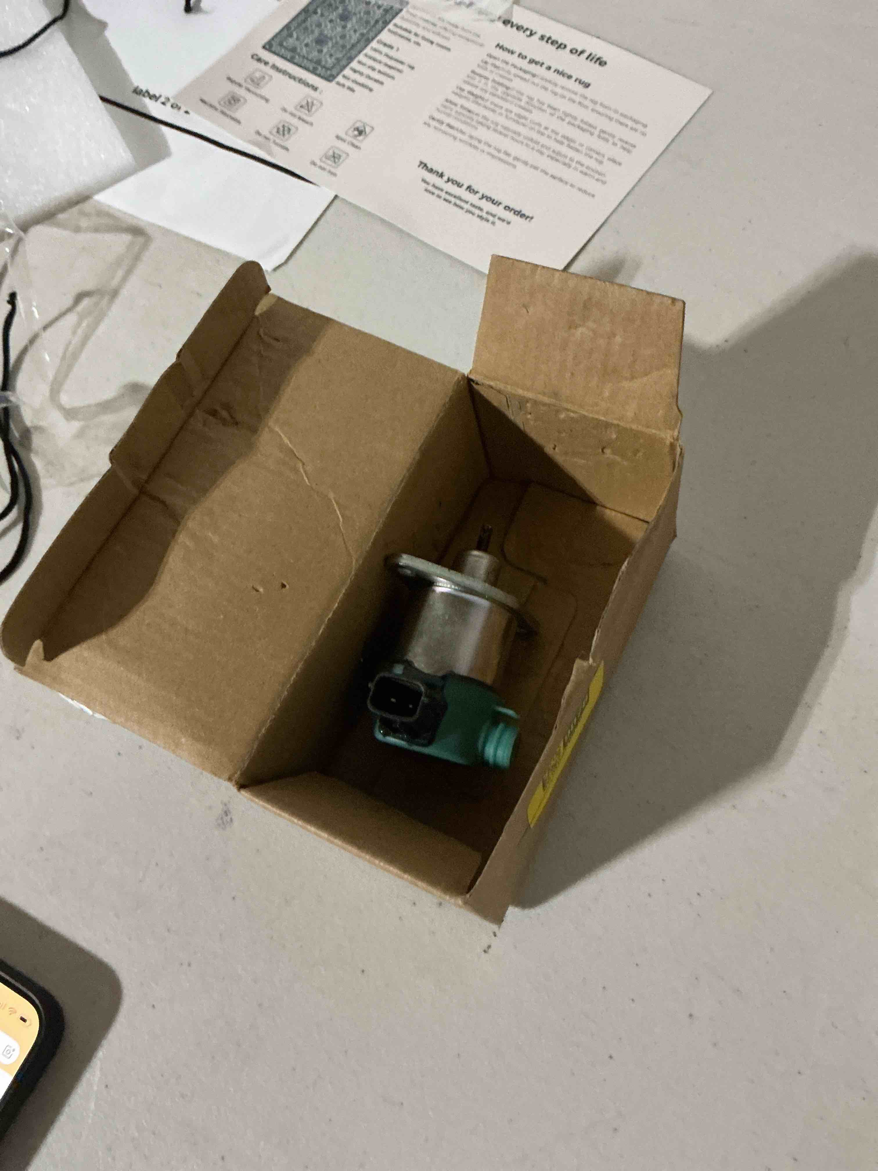 Condition photo showing As Is for dicmic fuel shut off solenoid replacement for kubota v1205 v1505 v1305 d1105 d1005 d905 replace# 17208-60015, 17208-60016