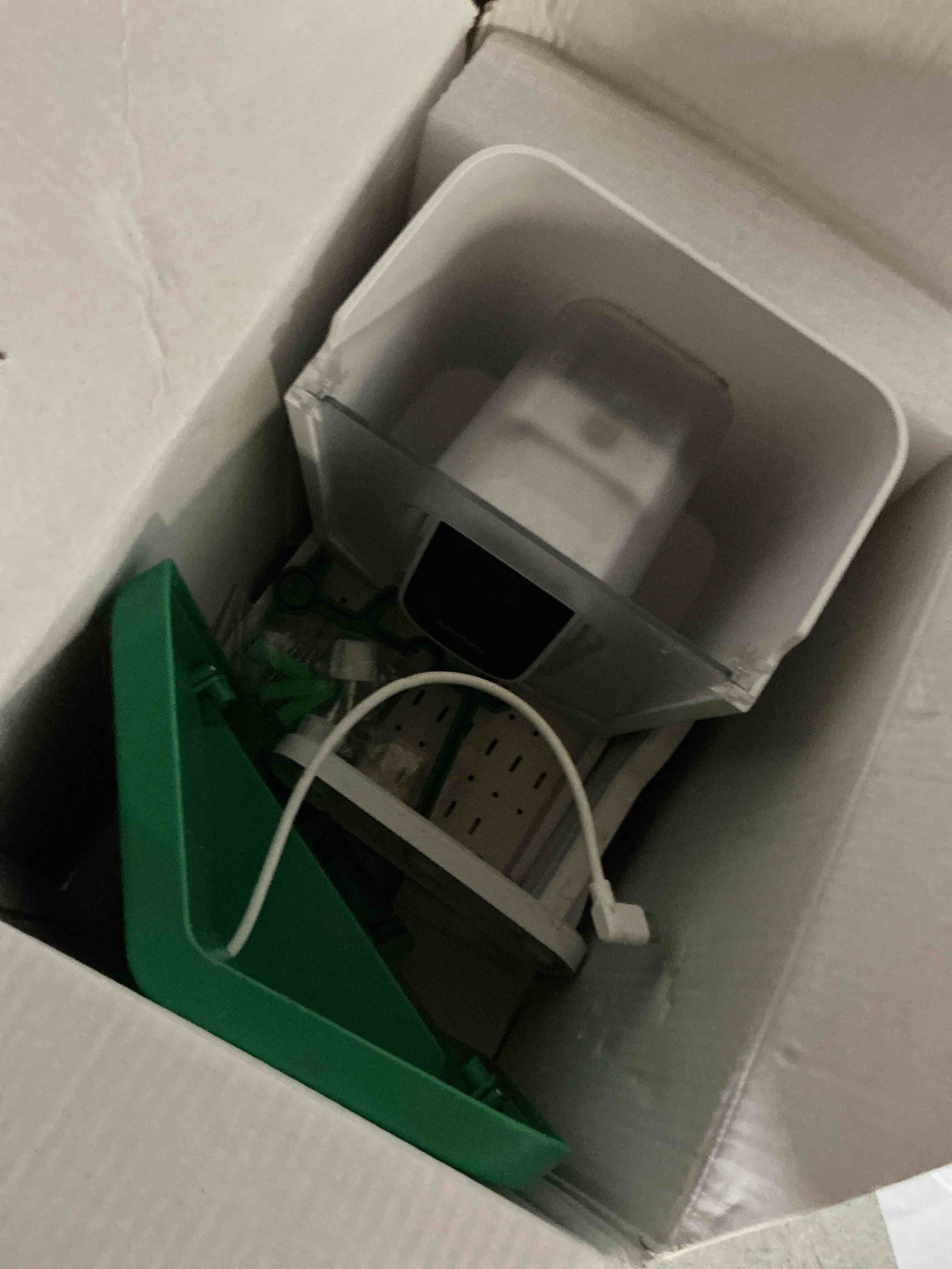 Condition photo showing As Is for bird feeder with camera,smart ai feeder with solar-powered camera – auto identifier, live view, instant visit alerts, hd video capture for bird watching enthusiasts (weatherproof) 2.4ghz wifi- green