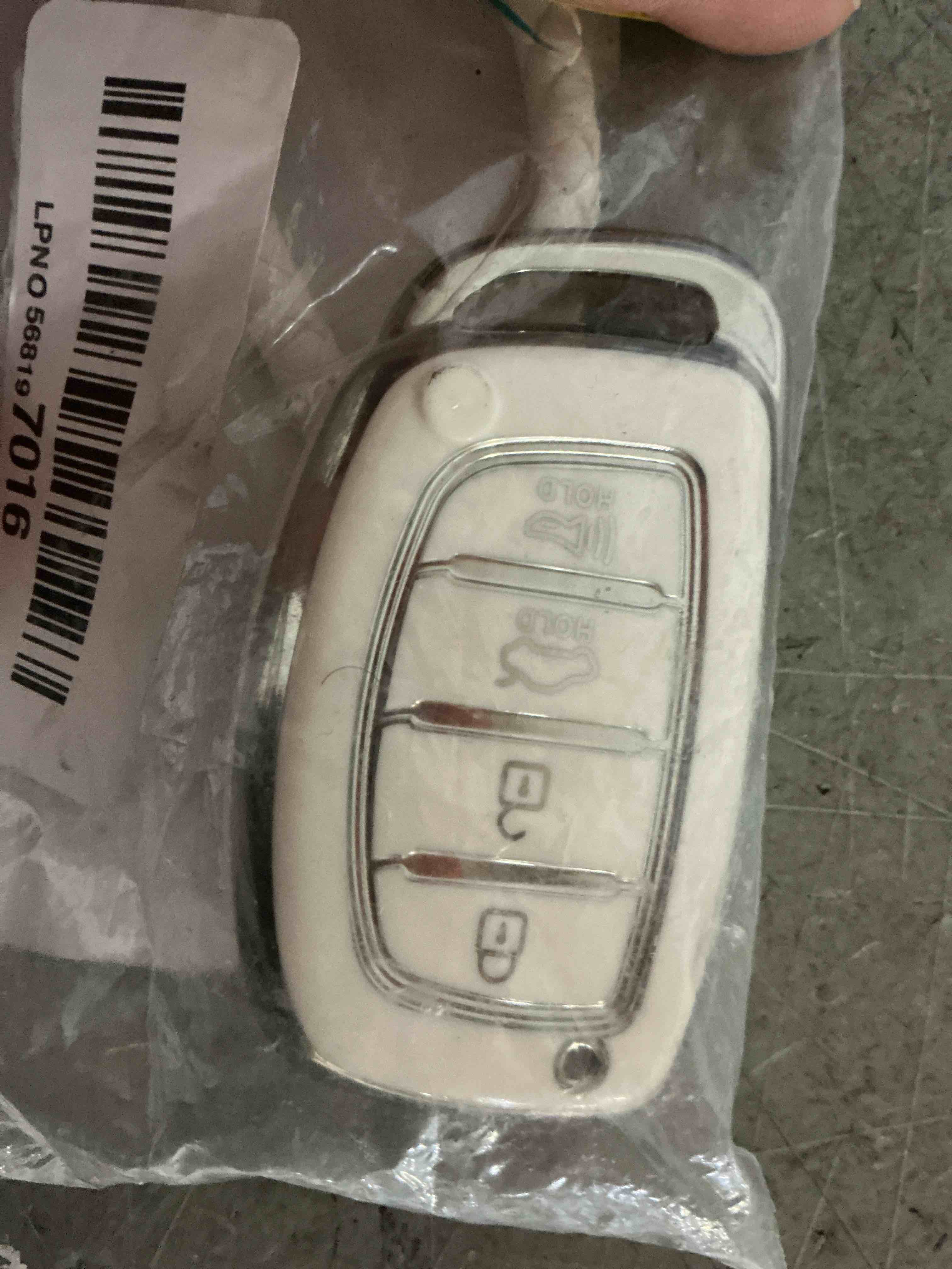 Condition photo showing As Is for (it’s the case) replacement key fob compatible with 2016-2019 elantra 4 button key part number 95440-f2000 95440-f3000 fcc cqofd00120