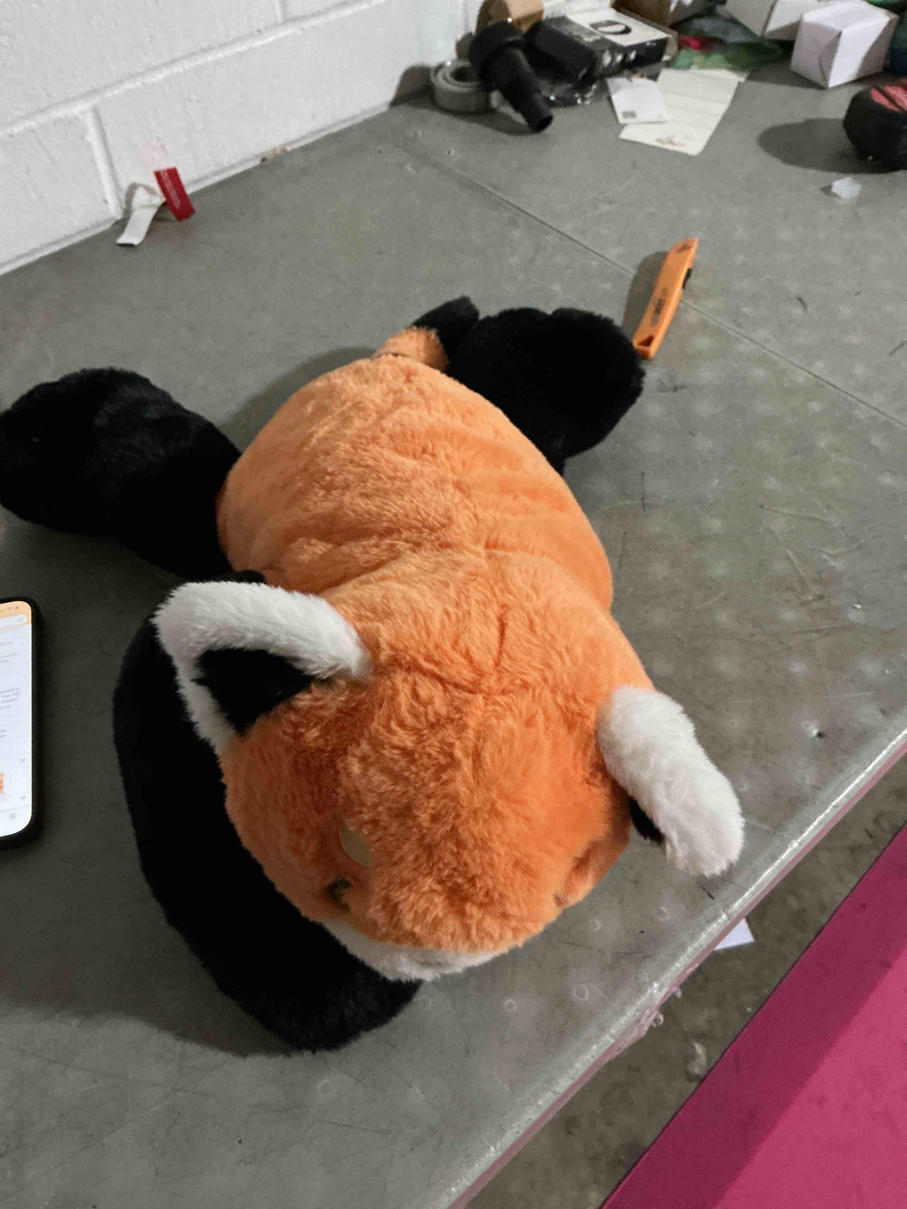 Condition photo showing Good Condition for niuniu daddy 20" | 3.3 pound red panda weighted stuffed animals plush toy, small pillowfort weighted plush animals for kids adults, heavy beads body stuffed animal pillow for gift birthday christmas red panda medium