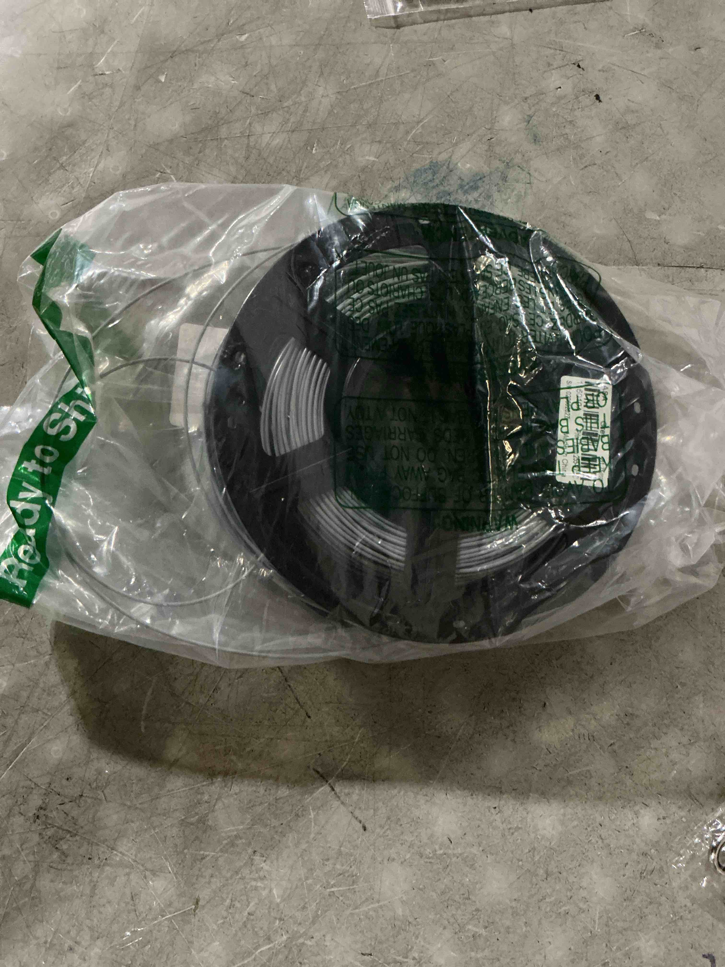 Condition photo showing As Is for anycubic asa filament 1.75mm, weather & heat resistant, 3d printer filament suitable for printing outdoor functional parts, dimensional accuracy +/- 0.02mm, 1kg spool, gray 1kg asa gray acrylonitrile styrene acrylate