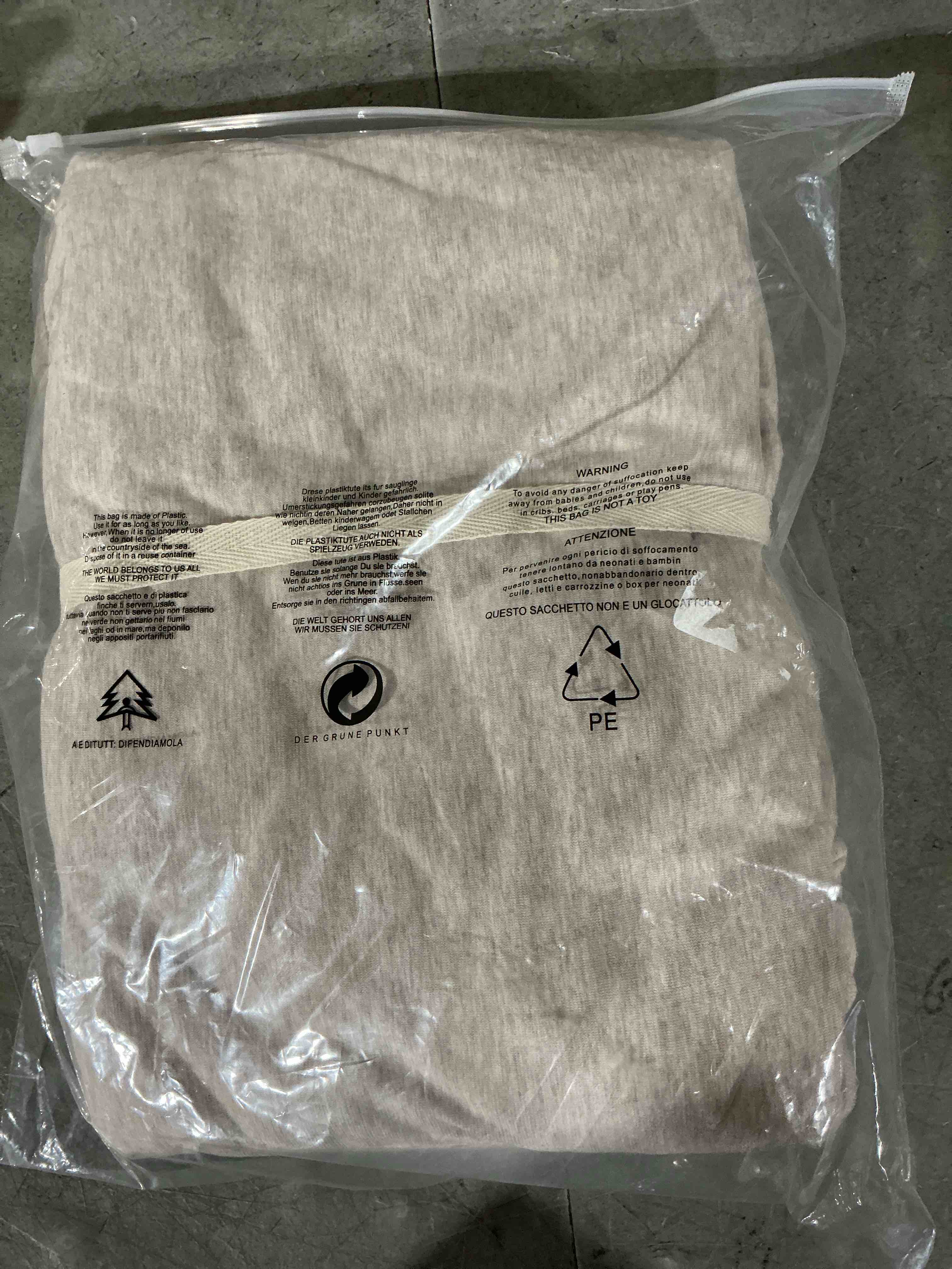 Condition photo showing New/Like New for pure era jersey knit cotton fitted bottom sheet only (no flat sheet or pillow cases) deep pocket up to 15" to 20" ultra soft comfy breathable beige queen
