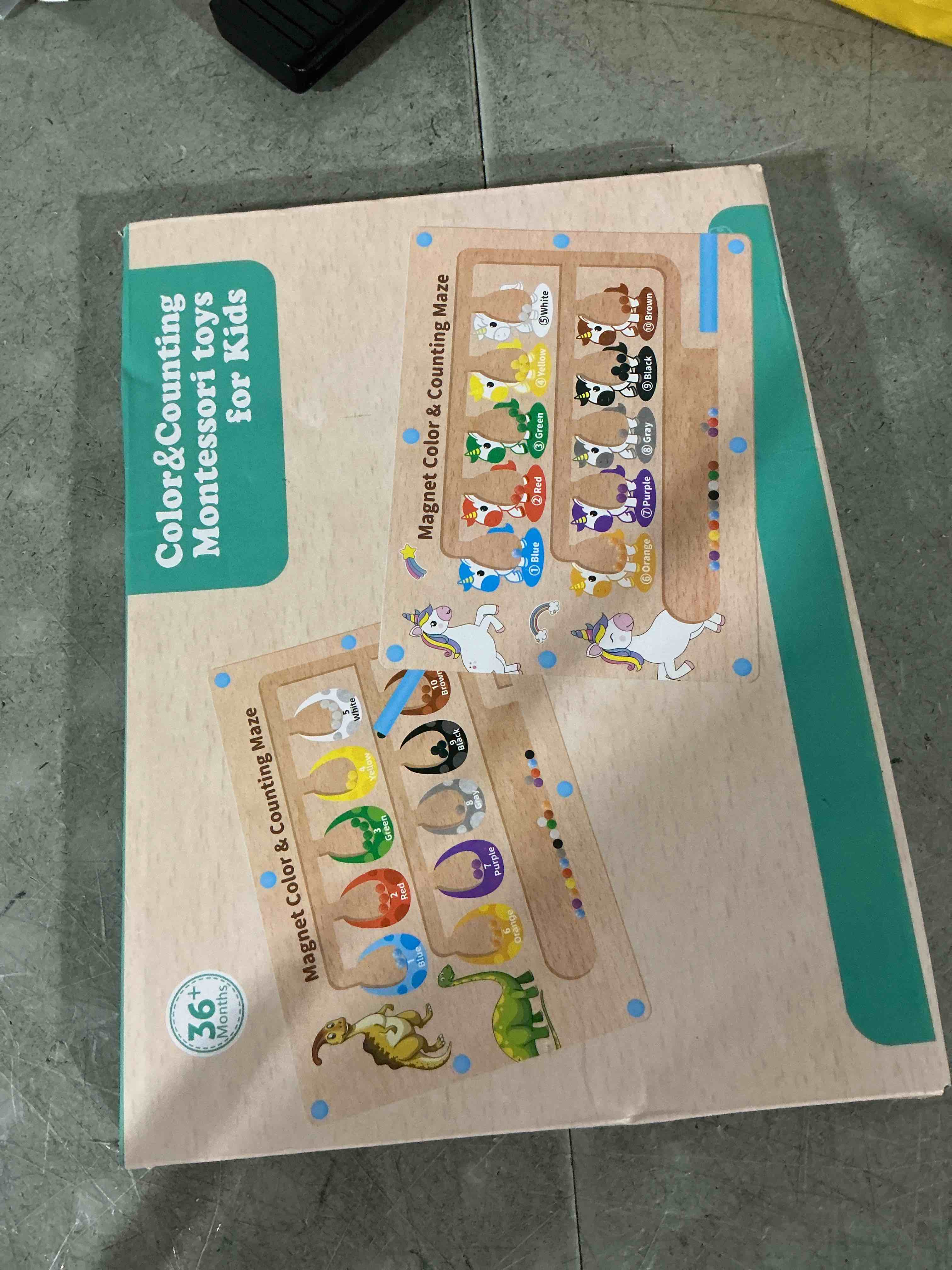 Condition photo showing Good Condition for hongid dinosaur toys,magnetic color and number maze, montessori toys for 3 4 5 year old,learning educational sensory toys for toddlers and kids boys girls,christmas stocking stuffers for kids first edition