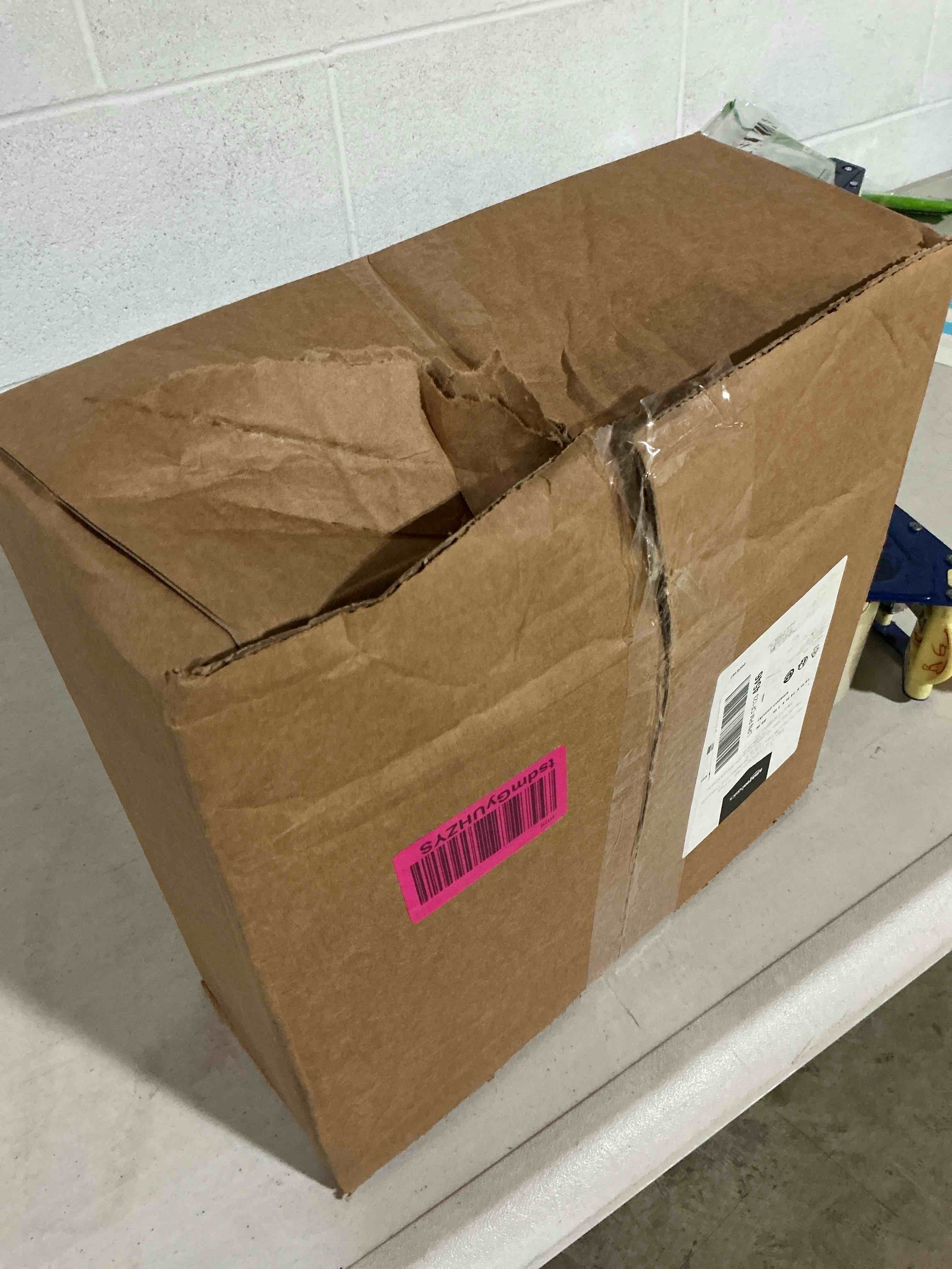 Condition photo showing As Is for amazon basics 14x14x1 air filter 6-pack, merv 11 ac furnace filters, allergy control, removes dust, pollen and lint (actual size: 13.75" x 13.75" x 0.75") 14x14x1 merv 11