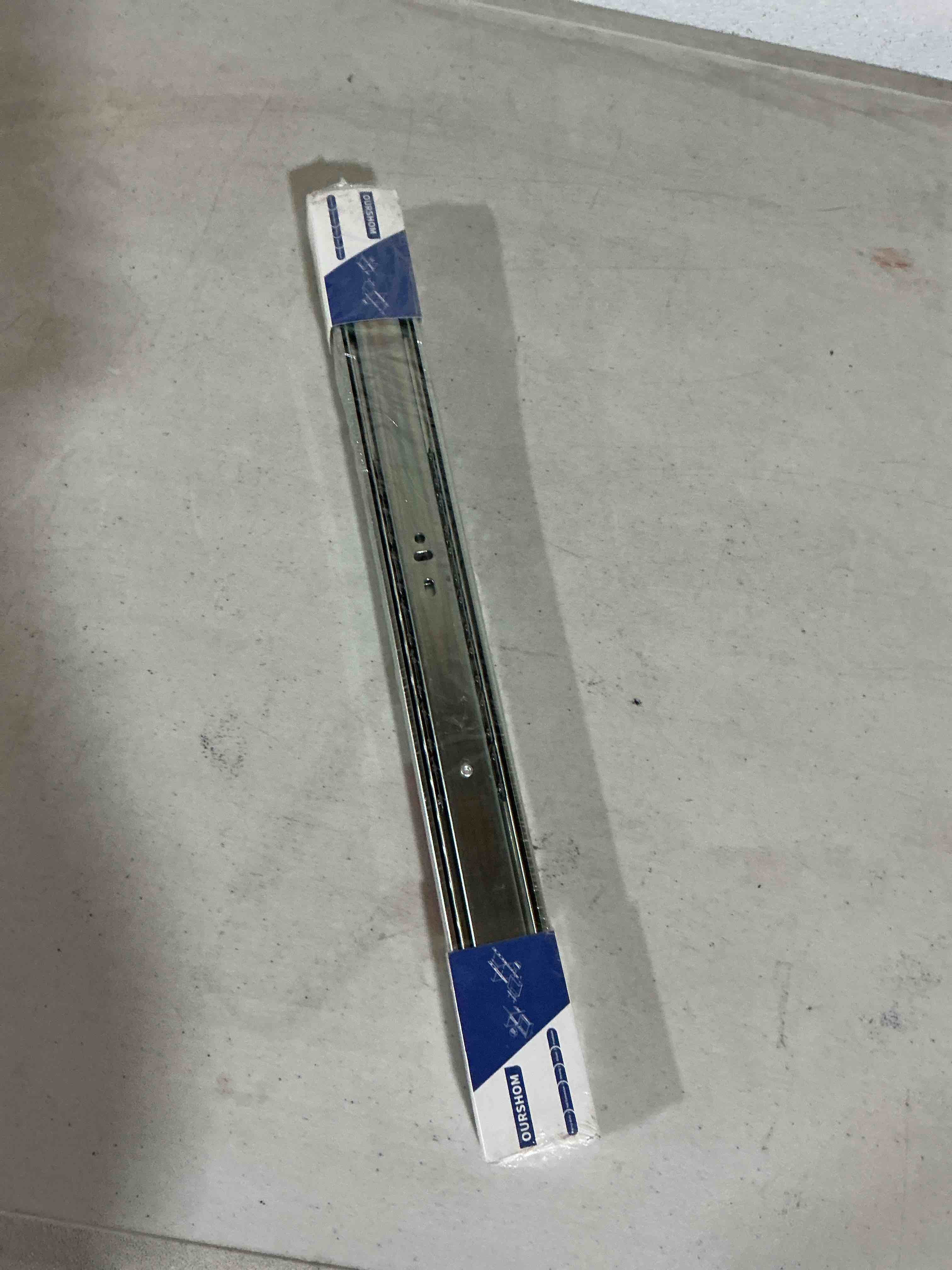 Condition photo showing New/Like New for 18 inch soft close drawer slides 1pairs (2-pcs) heavy duty full extension ball bearing, side mount drawer rails, drawer slide glides for dresser, cabinet, kitchen-draw slides 150lb capacity ,