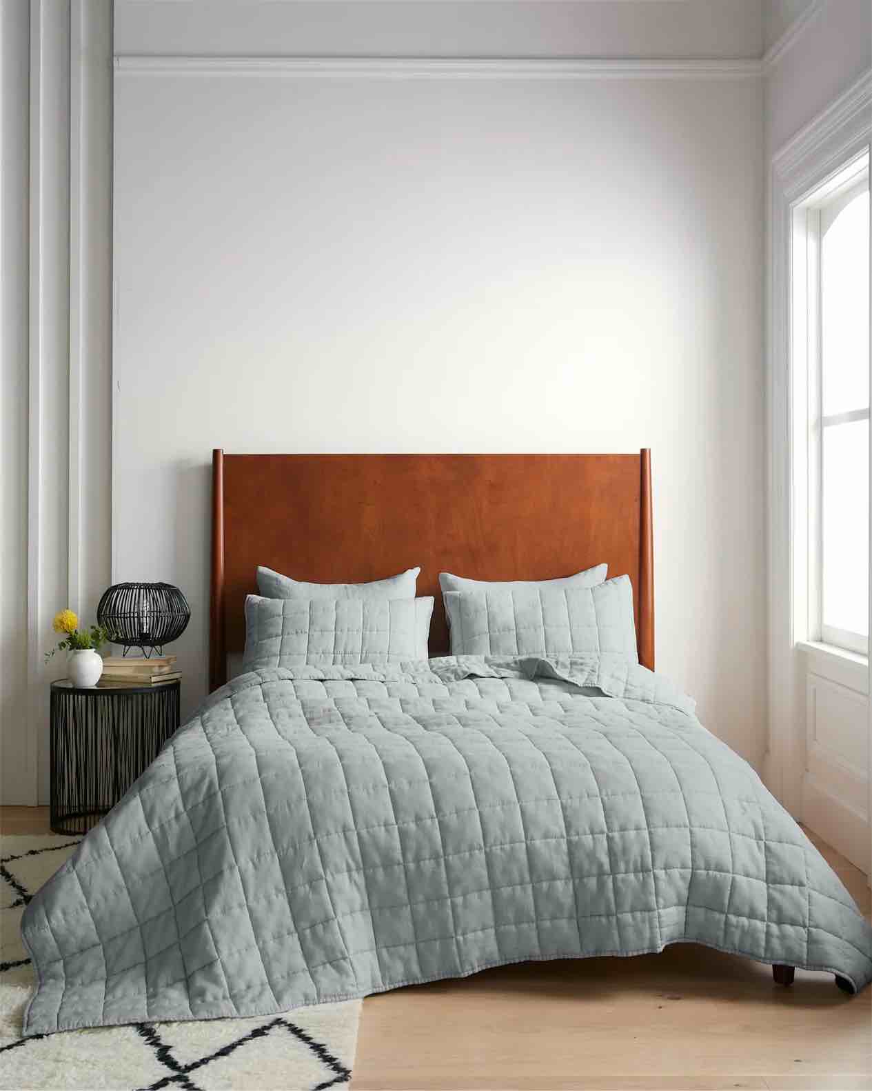 european linen box quilt