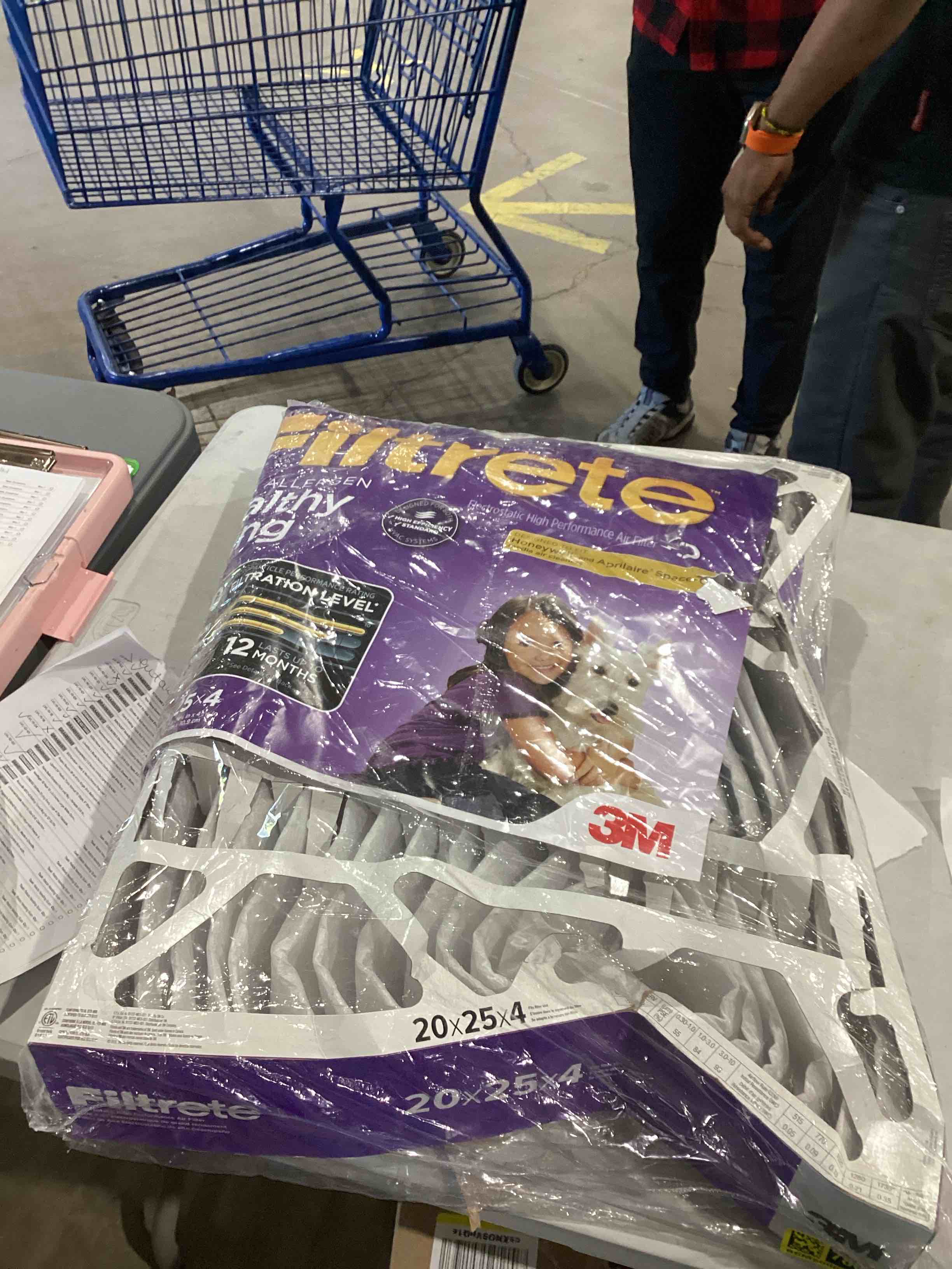 Condition photo showing As Is for 3m company dp03dc-4 filtrete filter, 20 x 25 x 4-inch