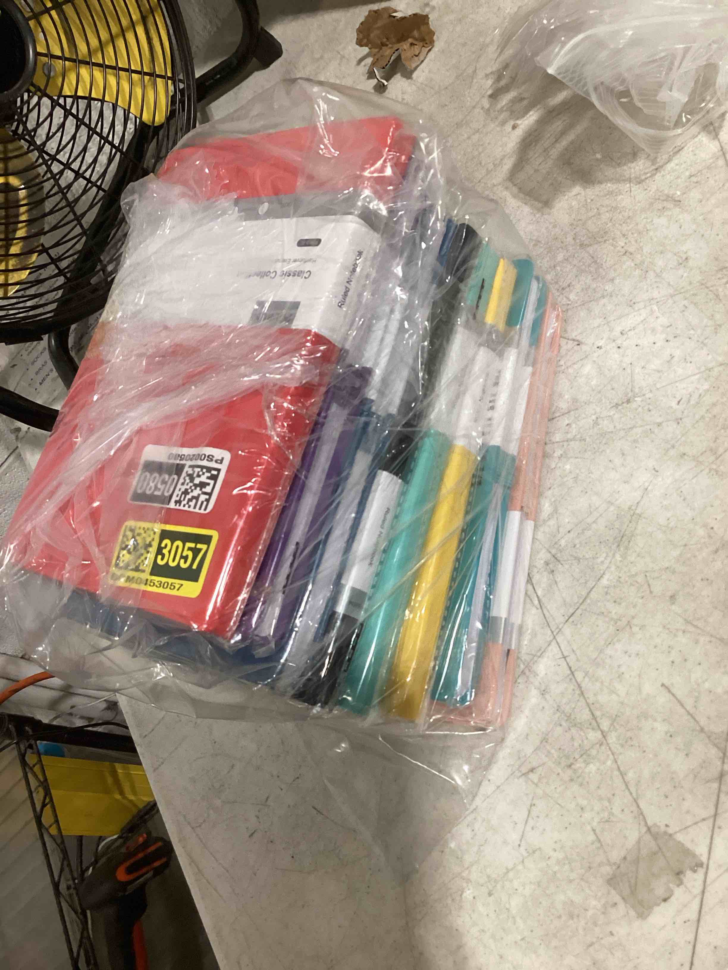 Condition photo showing As Is for poprun lined journal notebook 8 pack, a5 college ruled hardcover notepad 5.5" x 8.3" 240 pages, a5 medium pu leather notebooks for office, school supply, note taking, business, multicolored 8 pack black,purple,red,yellow,green,pink,blue,turquoise
