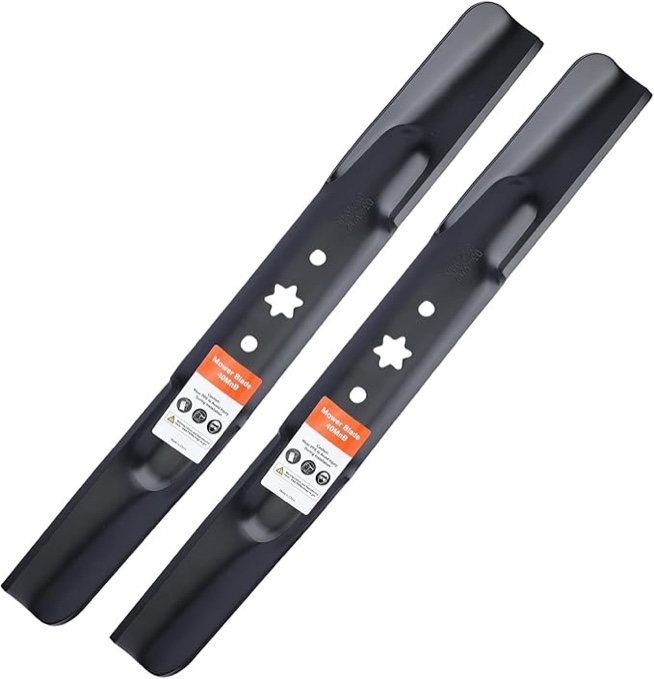 942-04308 Blades with 6 Star Hole for Troy Bilt Bronco Pony Mustang 42 inch Mower Cub Cadet XT1-42 ZT1-42 42'' Zero Turn Lawn Tractor Replace 942-04308A 942-04312 High Lift