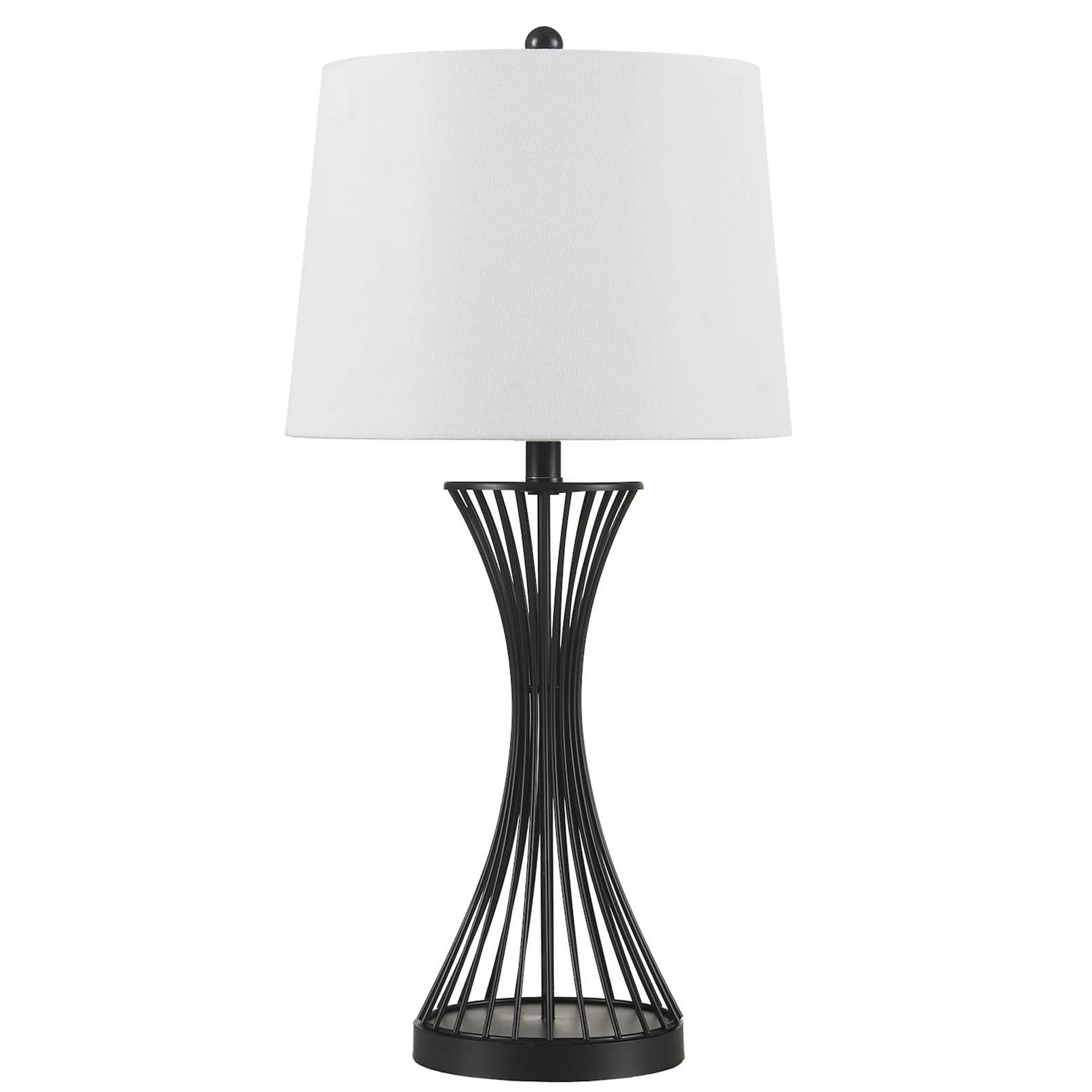 Illumina Curved Black Metal Table Lamp