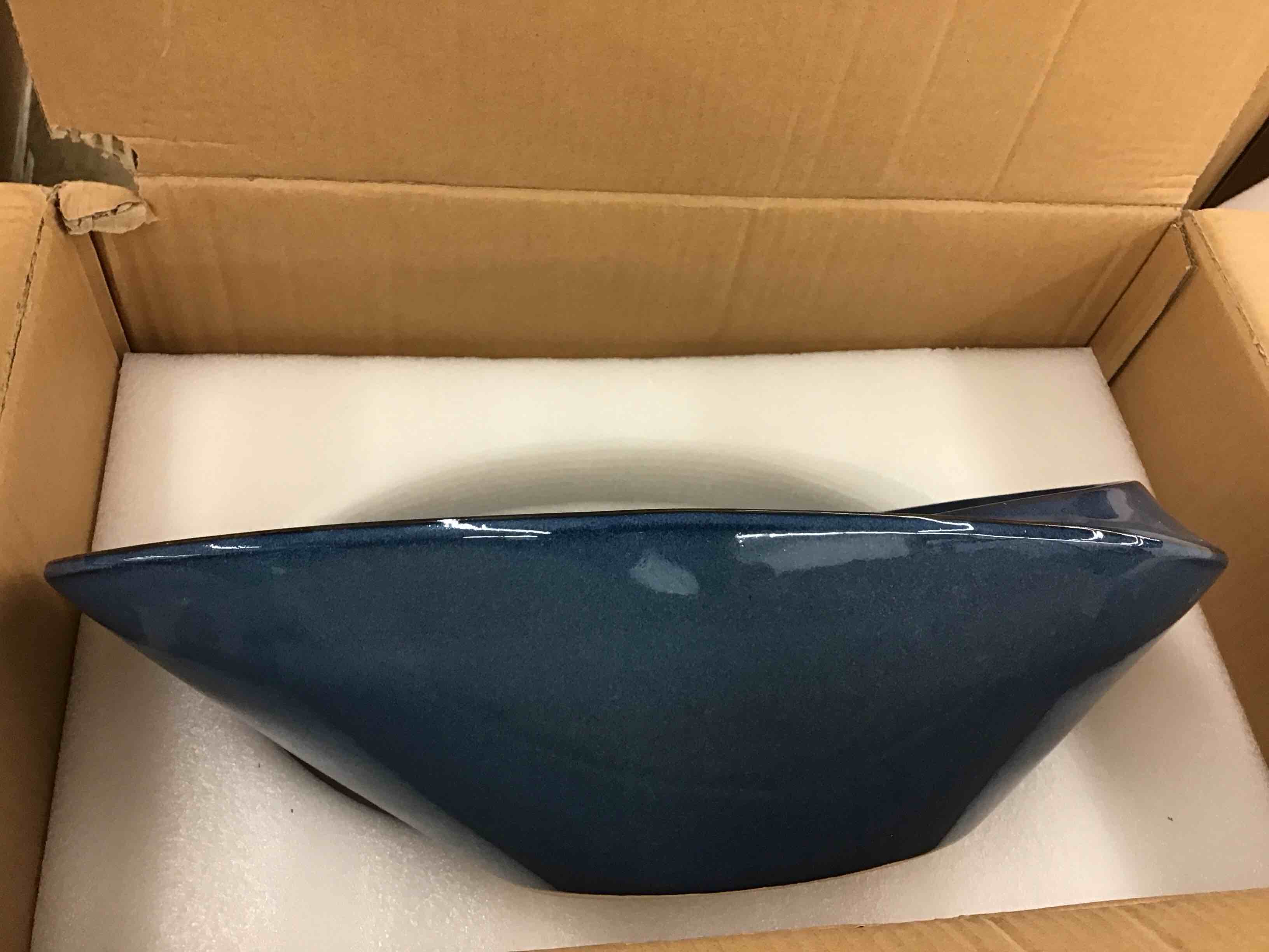 Planter 202407, Blue, Asymmetrical | DESIGN VARIES, SEE IMAGES