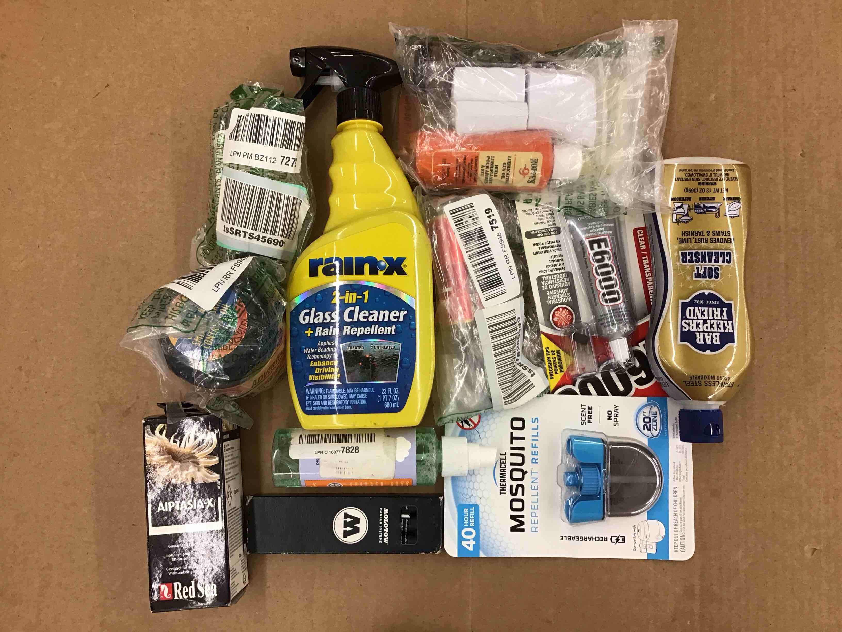 Assorted Liquid Products